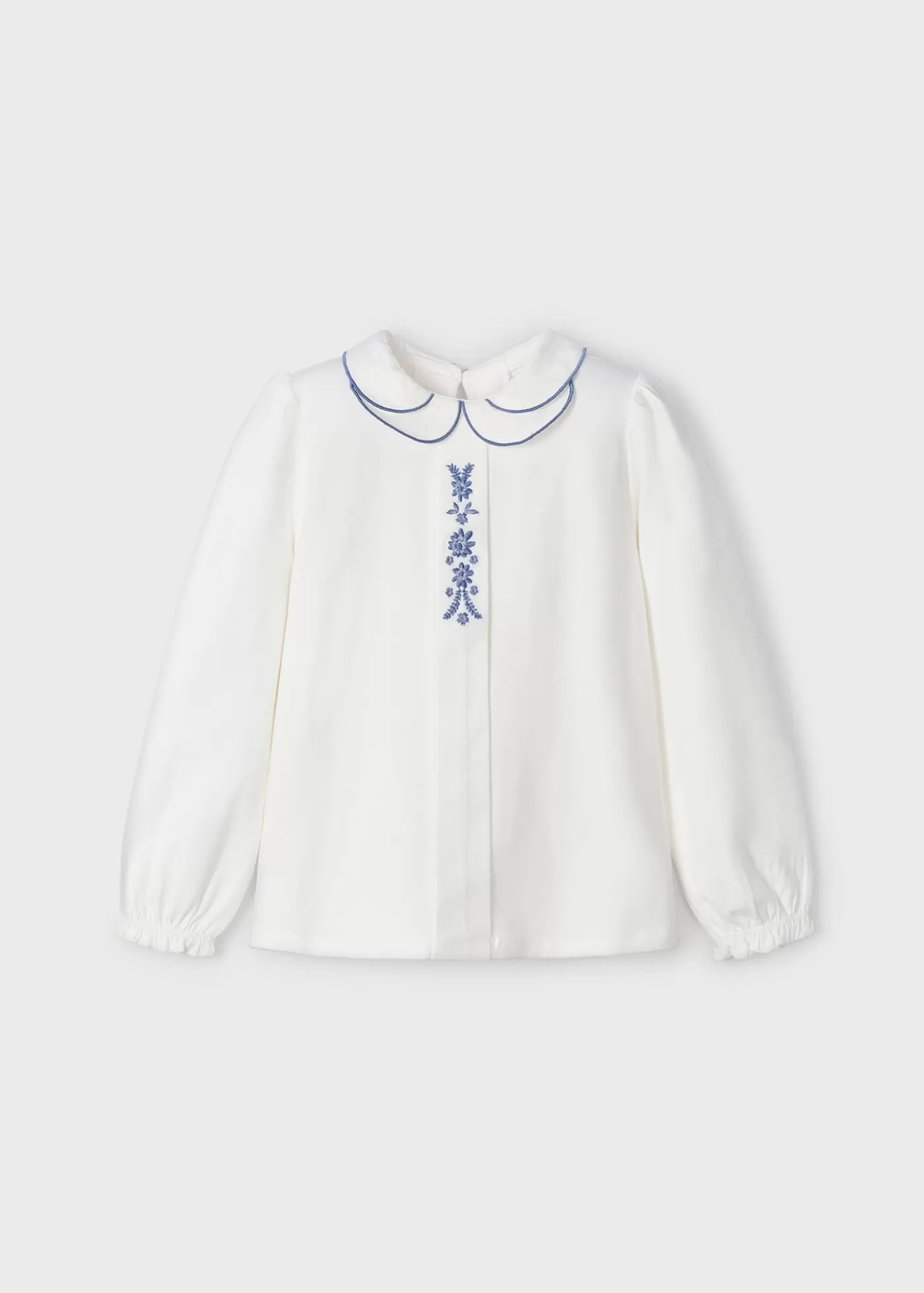 Shop Blusa colletto ricamato bambina Camicie E Bluse