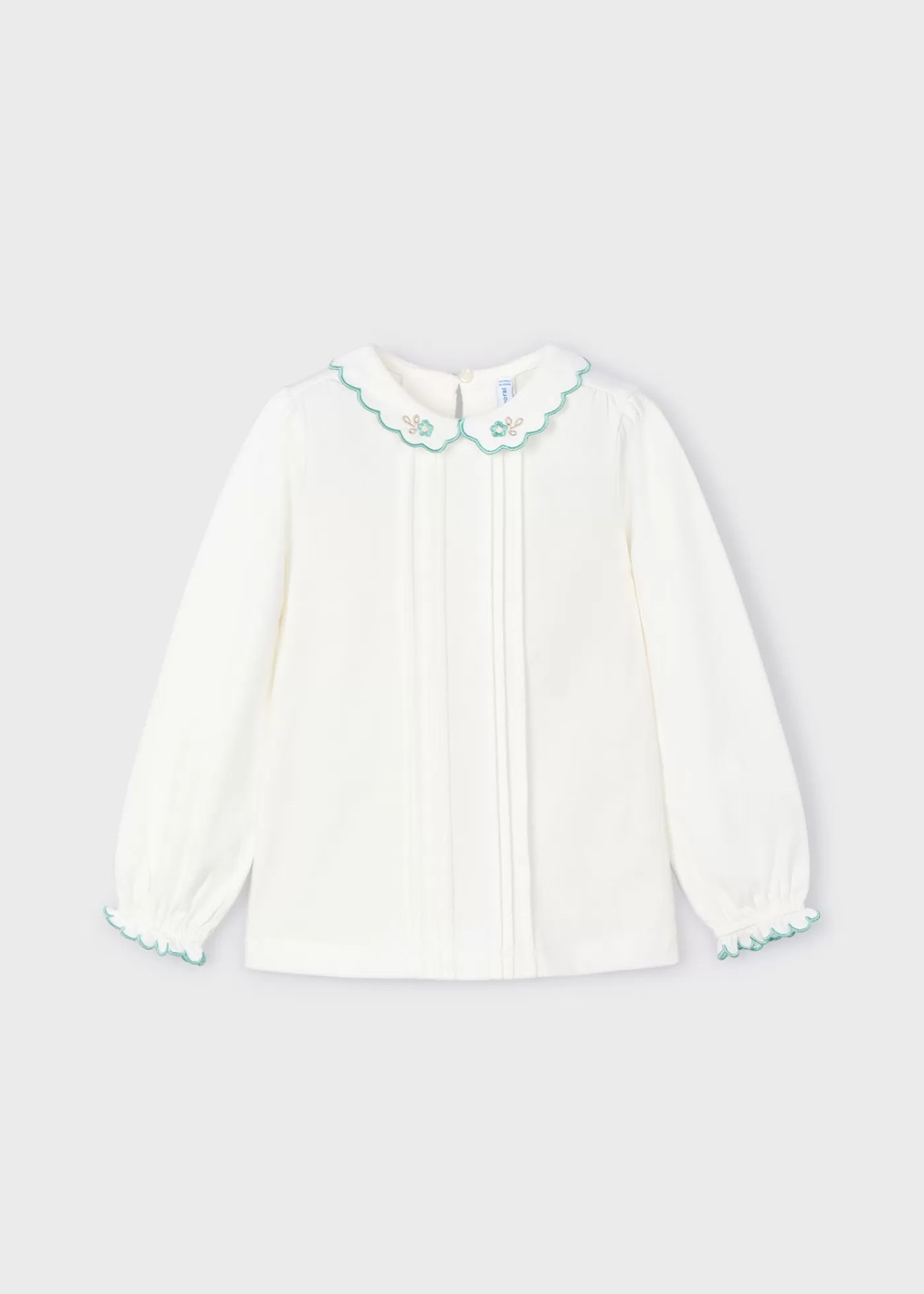 Online Blusa colletto ricamo bambina Camicie E Bluse