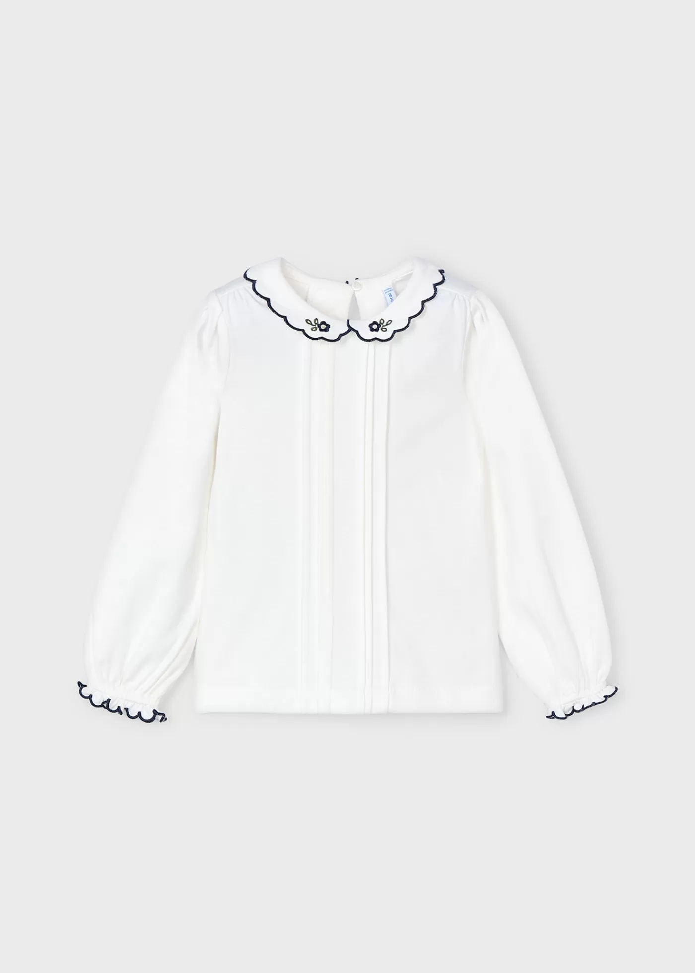 Cheap Blusa colletto ricamo bambina Camicie E Bluse