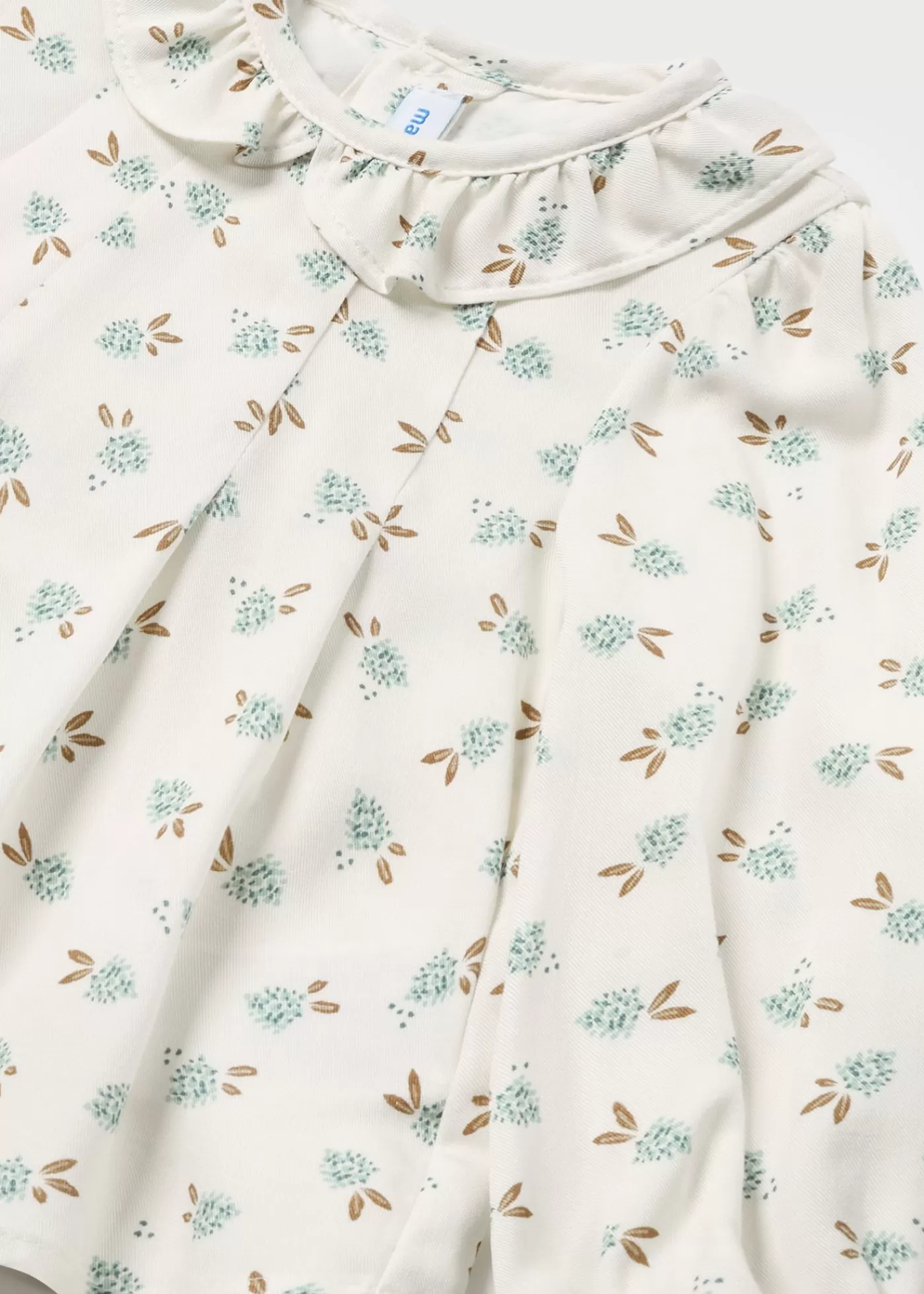 Hot Blusa fiori colletto volant neonata Camicie E Bluse