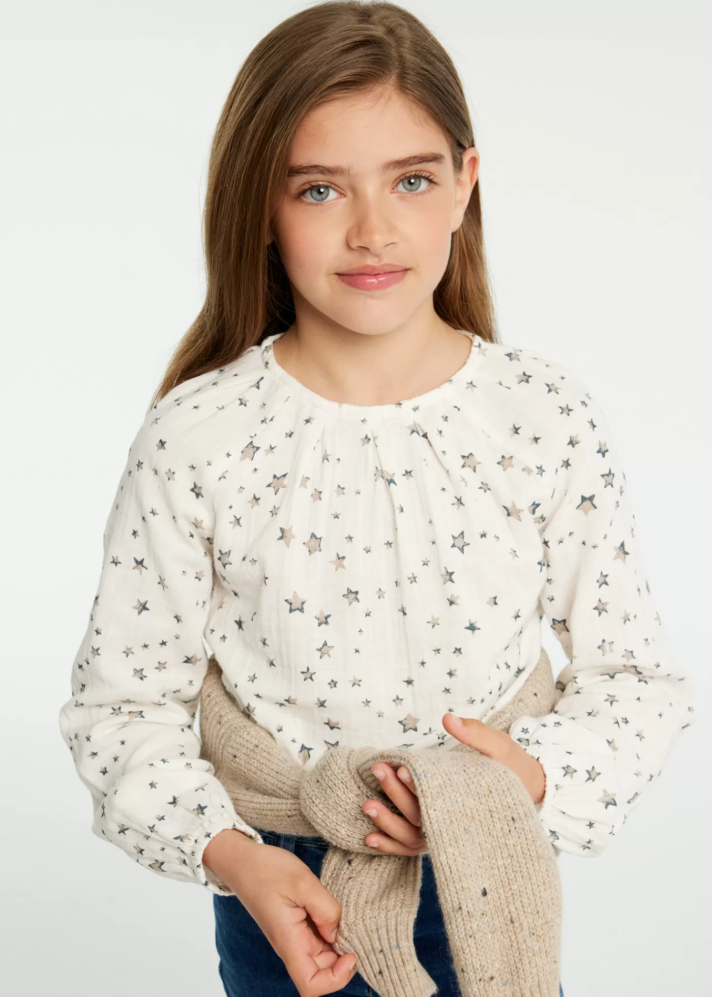 Cheap Blusa stampata ragazza Camicie E Bluse
