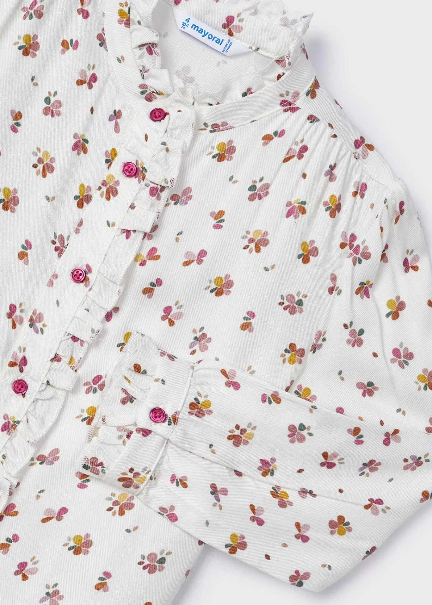 Discount Blusa stampata volant bambina Camicie E Bluse