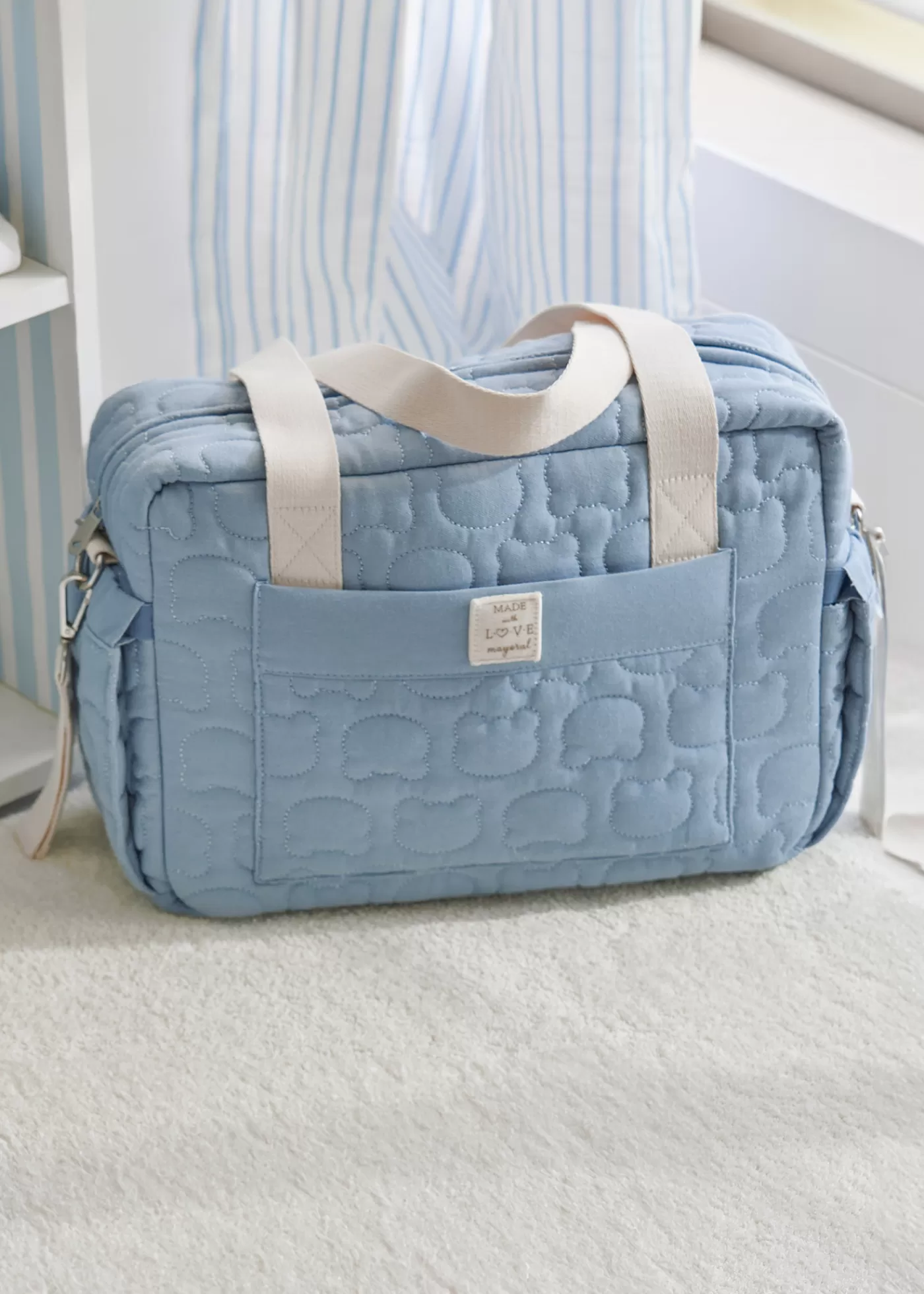 Sale Borsa trapuntata con accessori neonato Borse Maternità