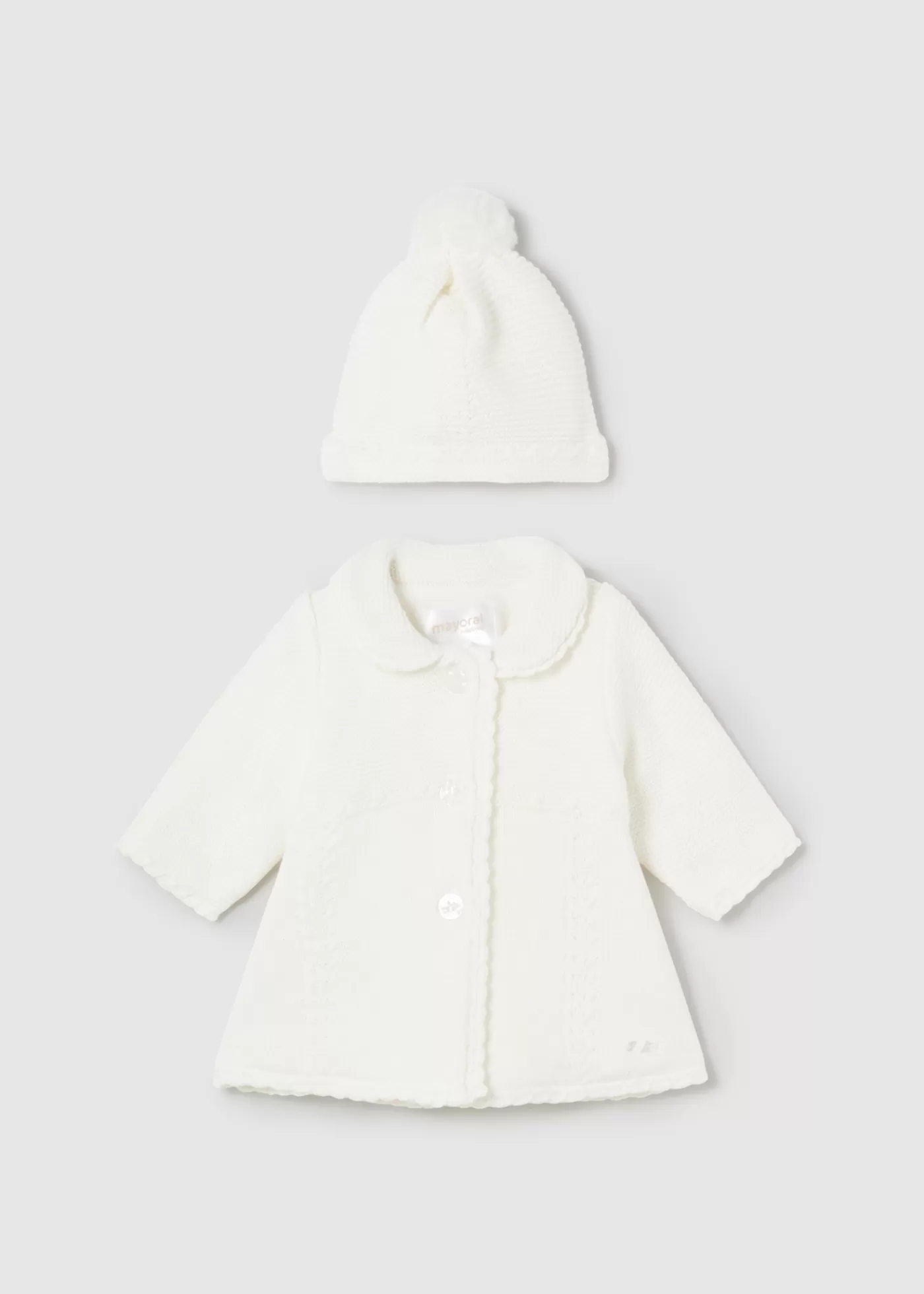 Cheap Capotto maglia con cappello neonata Giubbotti E Giacche