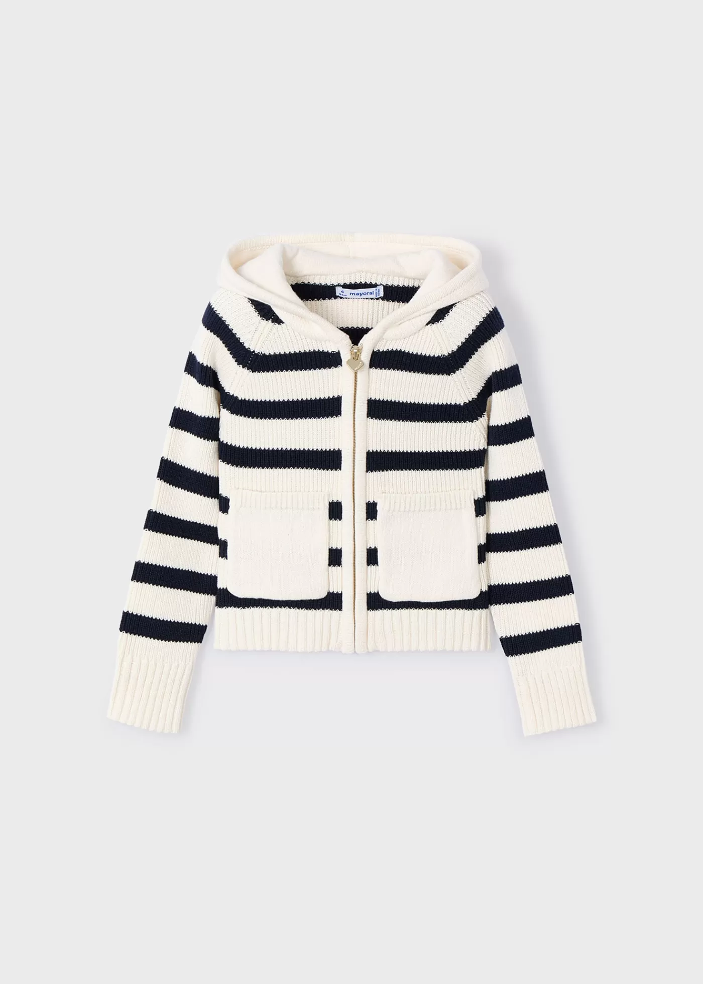 Cheap Cardigan righe tasche bambina Cardigan