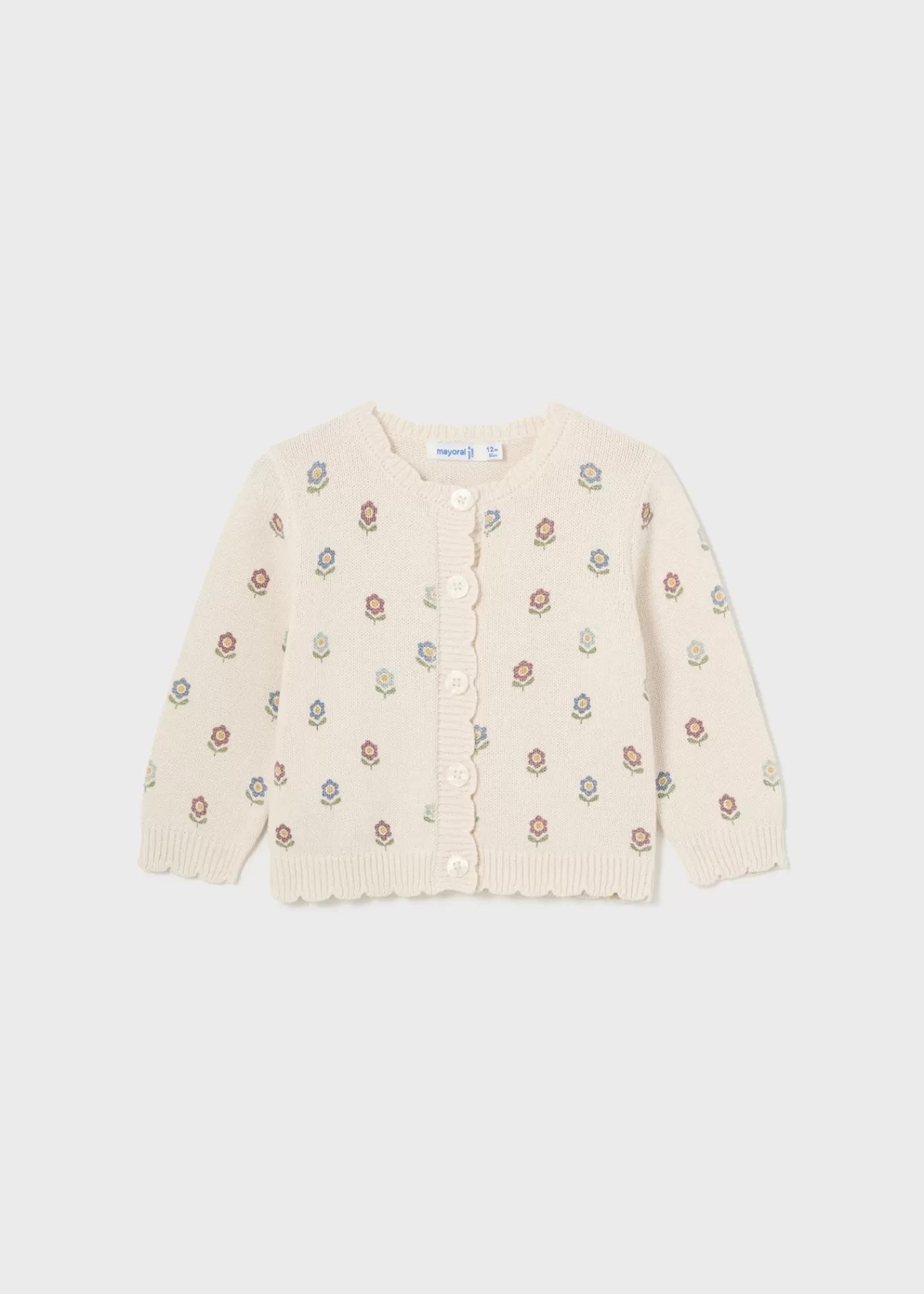 Fashion Cardigan tricot stampato neonata Cardigan