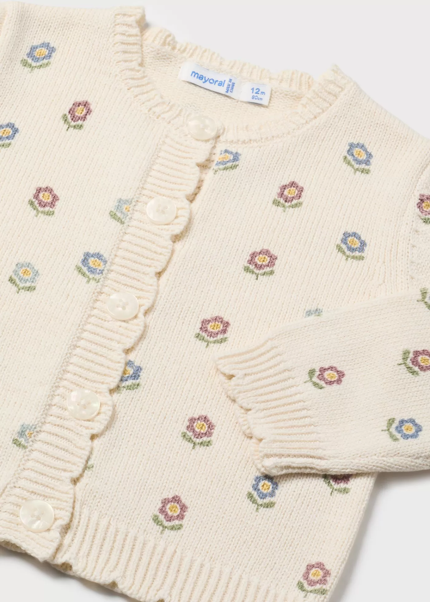 Fashion Cardigan tricot stampato neonata Cardigan