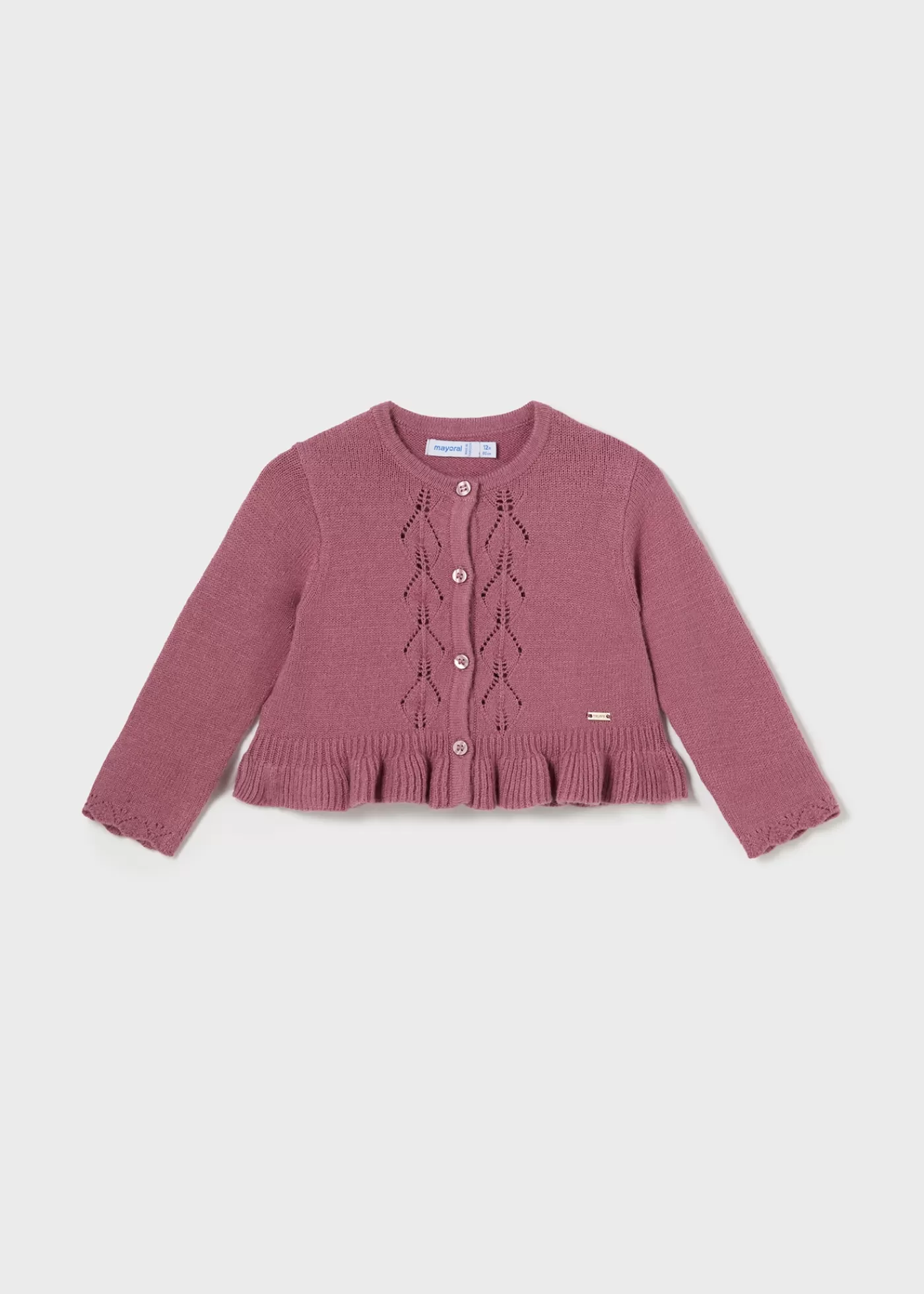 Shop Cardigan volant tricot neonata Cardigan