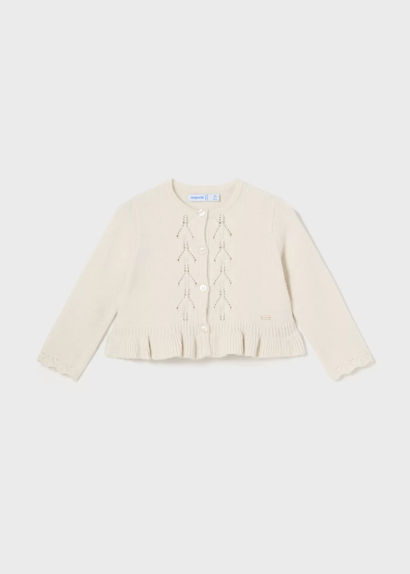 Shop Cardigan volant tricot neonata Cardigan