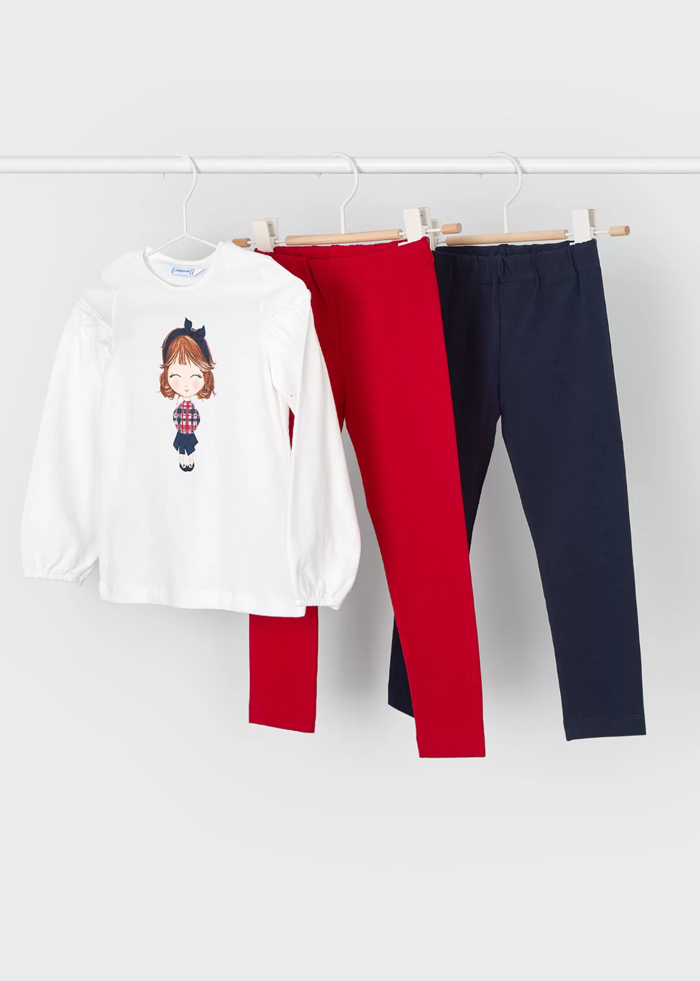 Online Completo 2 leggings e maglietta bambina Completi