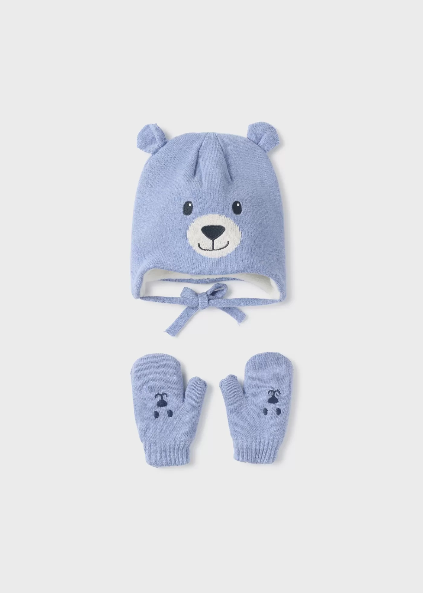 Best Sale Completo cappello e manopole orso neonato Accessori