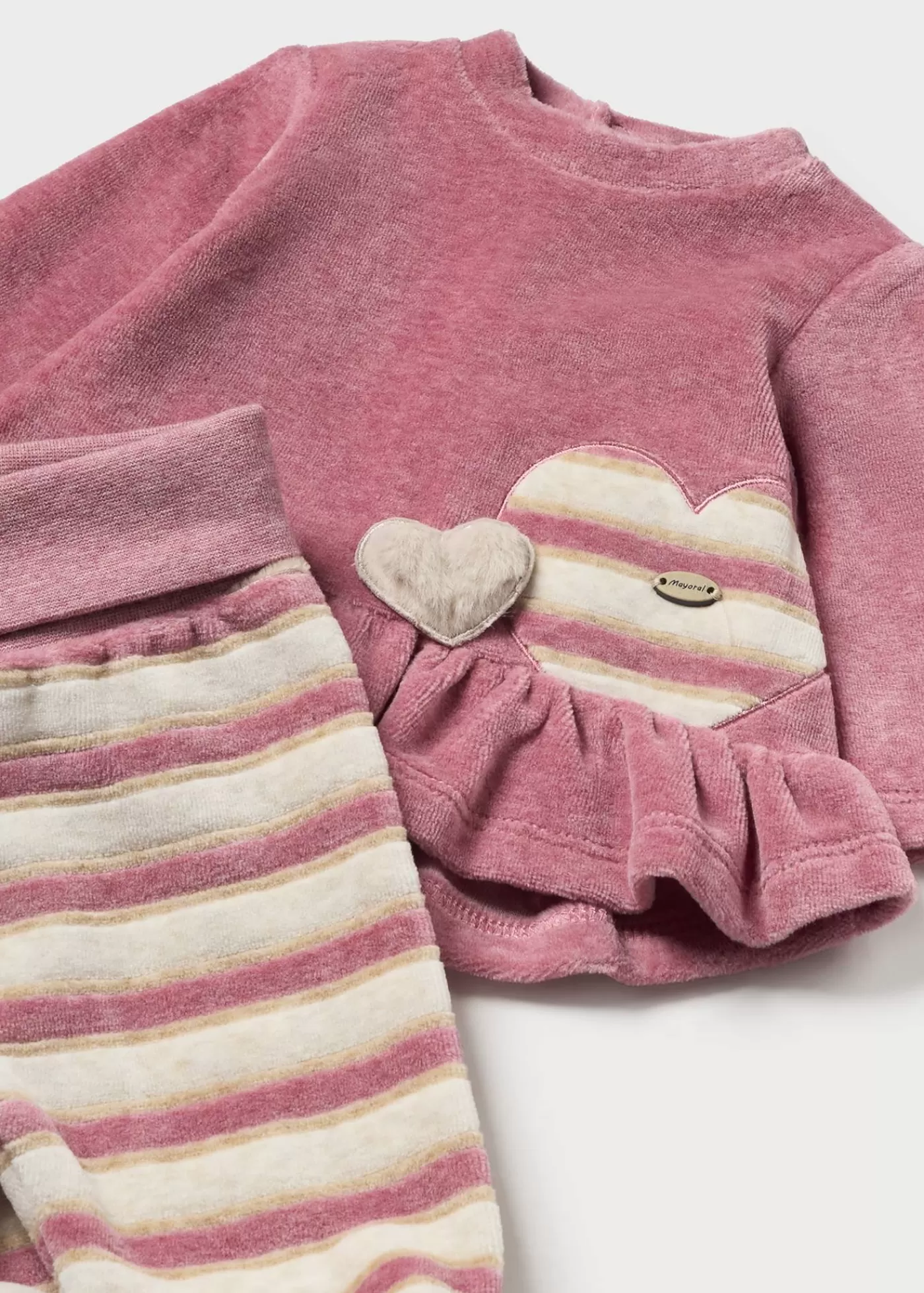 Best Sale Completo ghettina e maglia righe neonata Completi