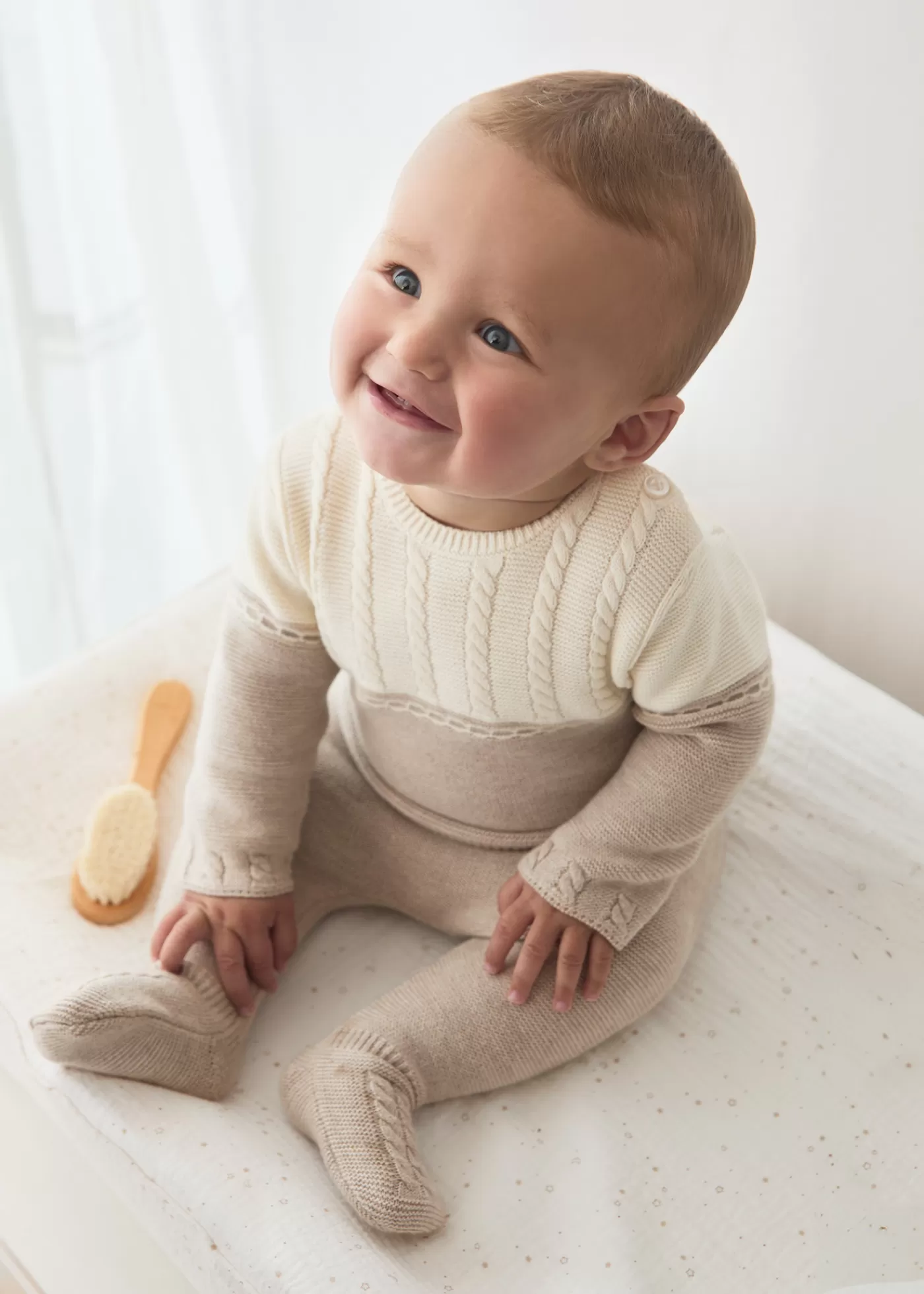 Discount Completo ghettina e maglione bicolor neonato Completi