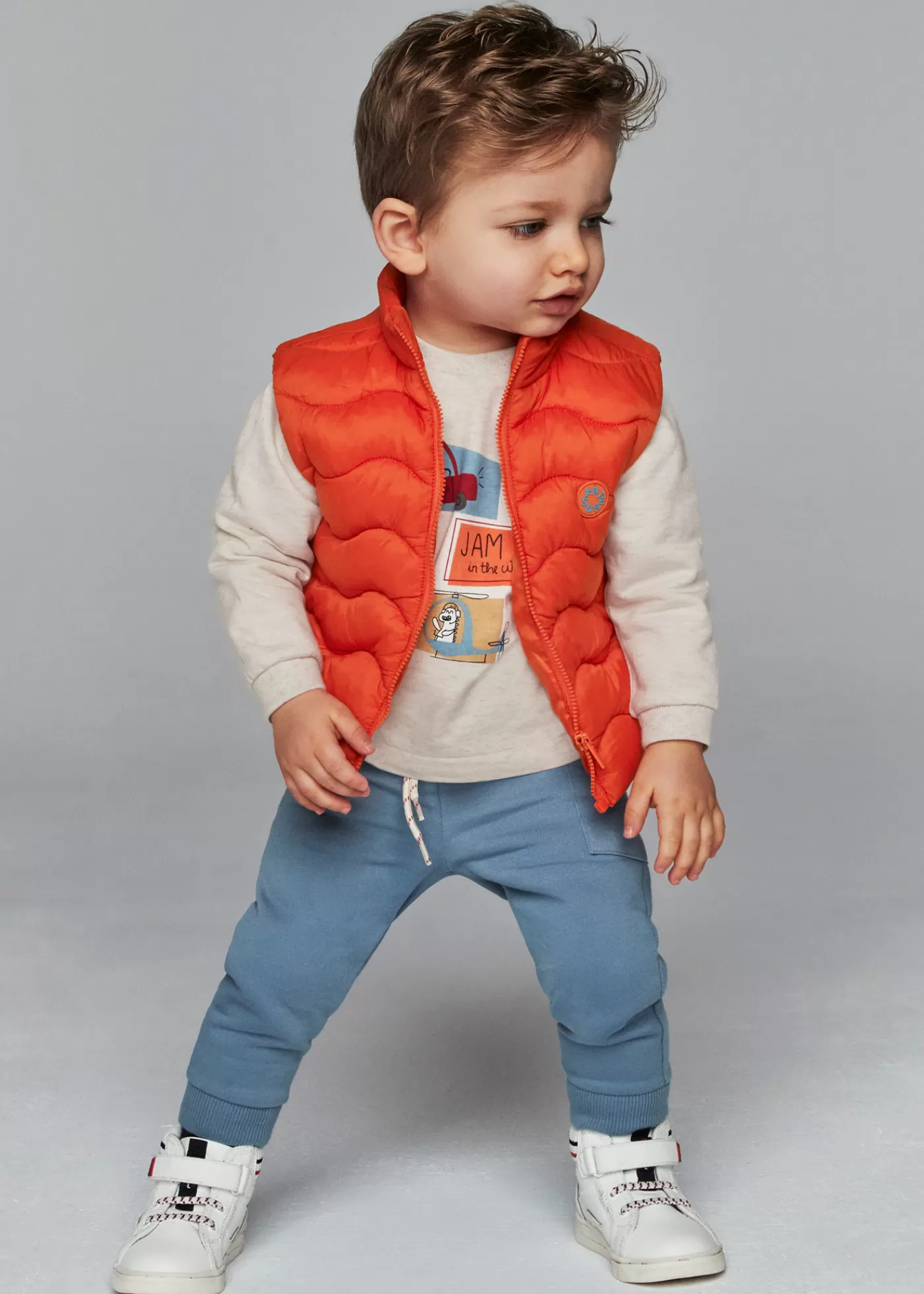Best Sale Completo gilet 3 pezzi neonato Completi