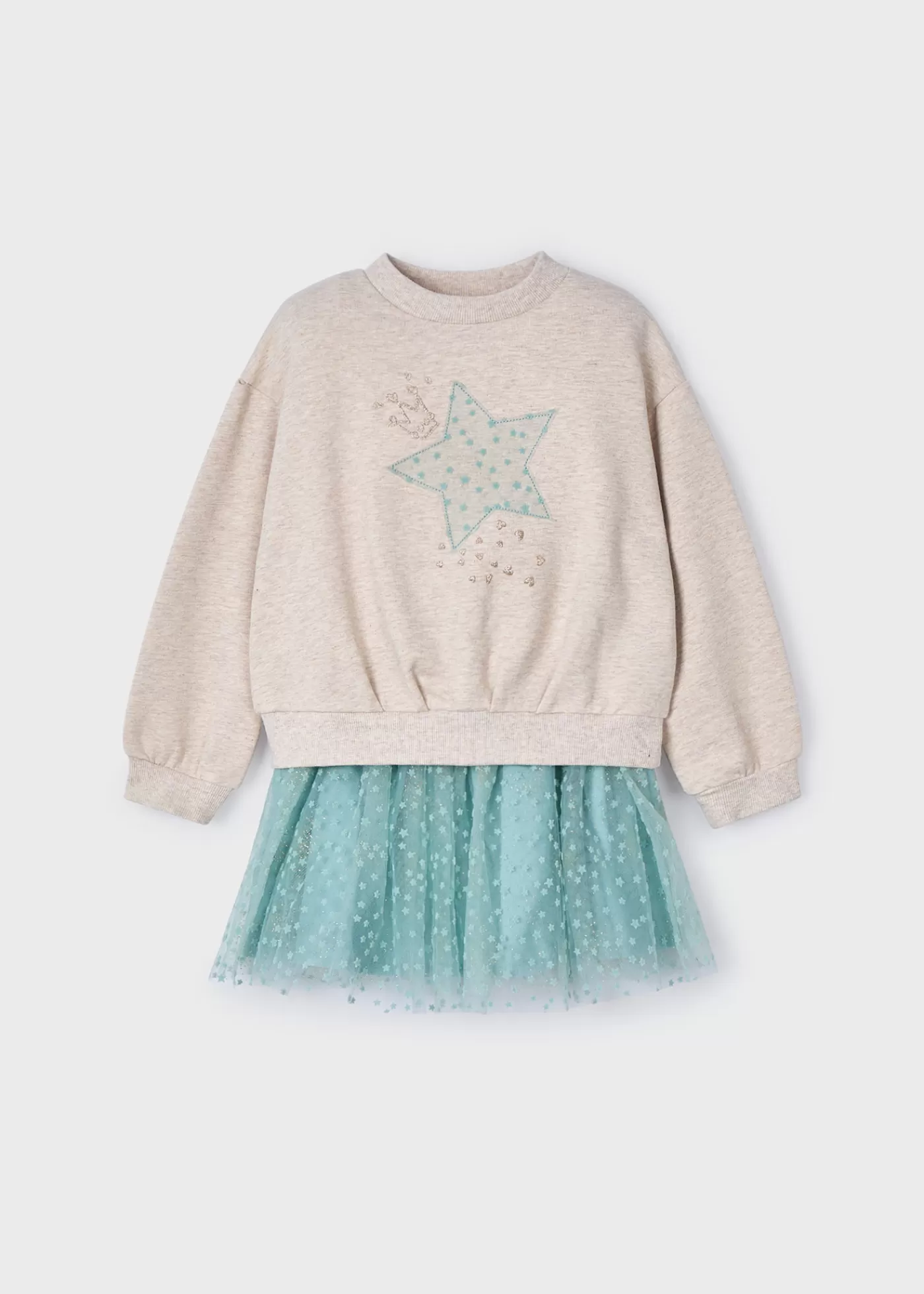 Cheap Completo gonna tulle e felpa bambina Completi