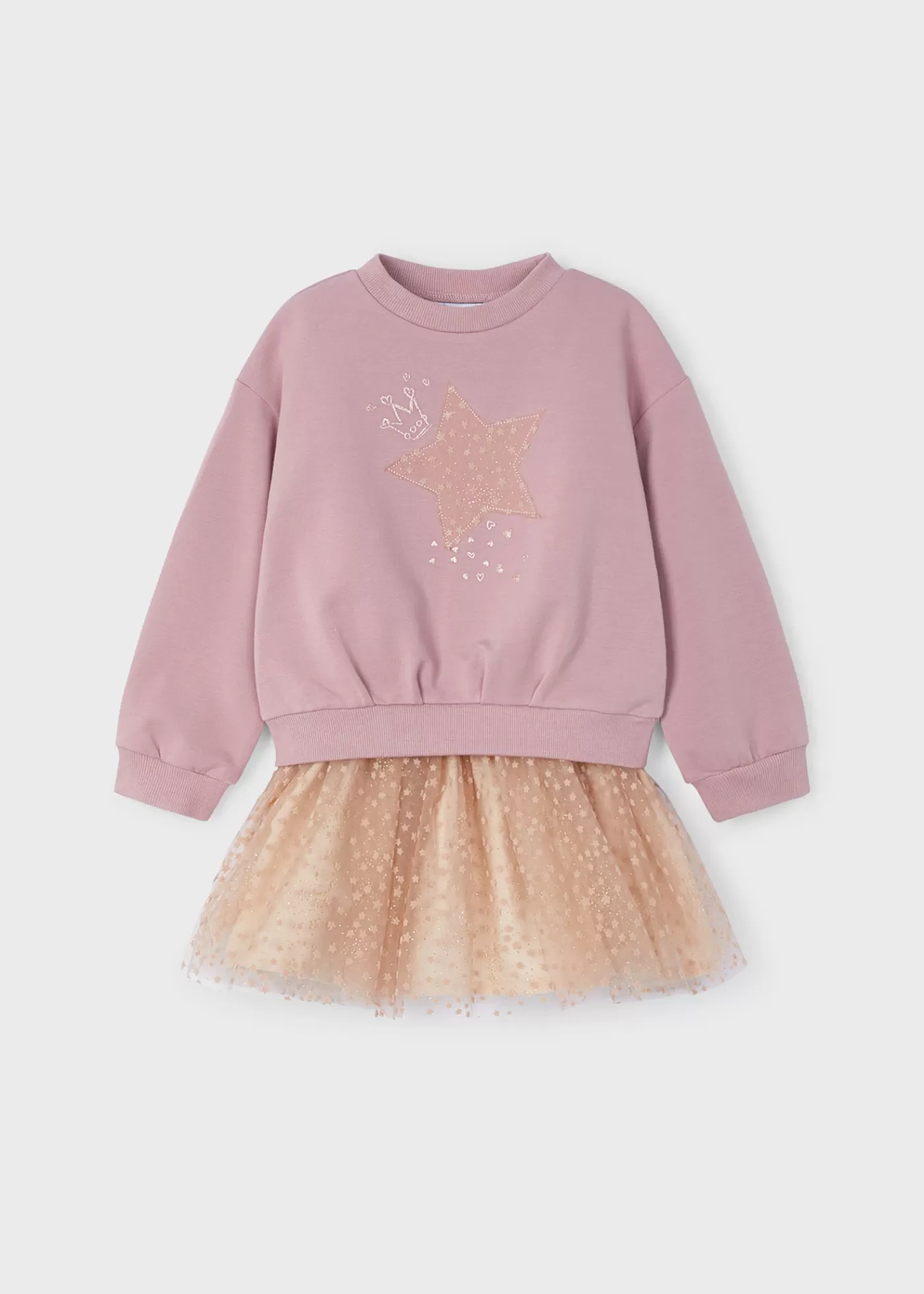 Cheap Completo gonna tulle e felpa bambina Completi