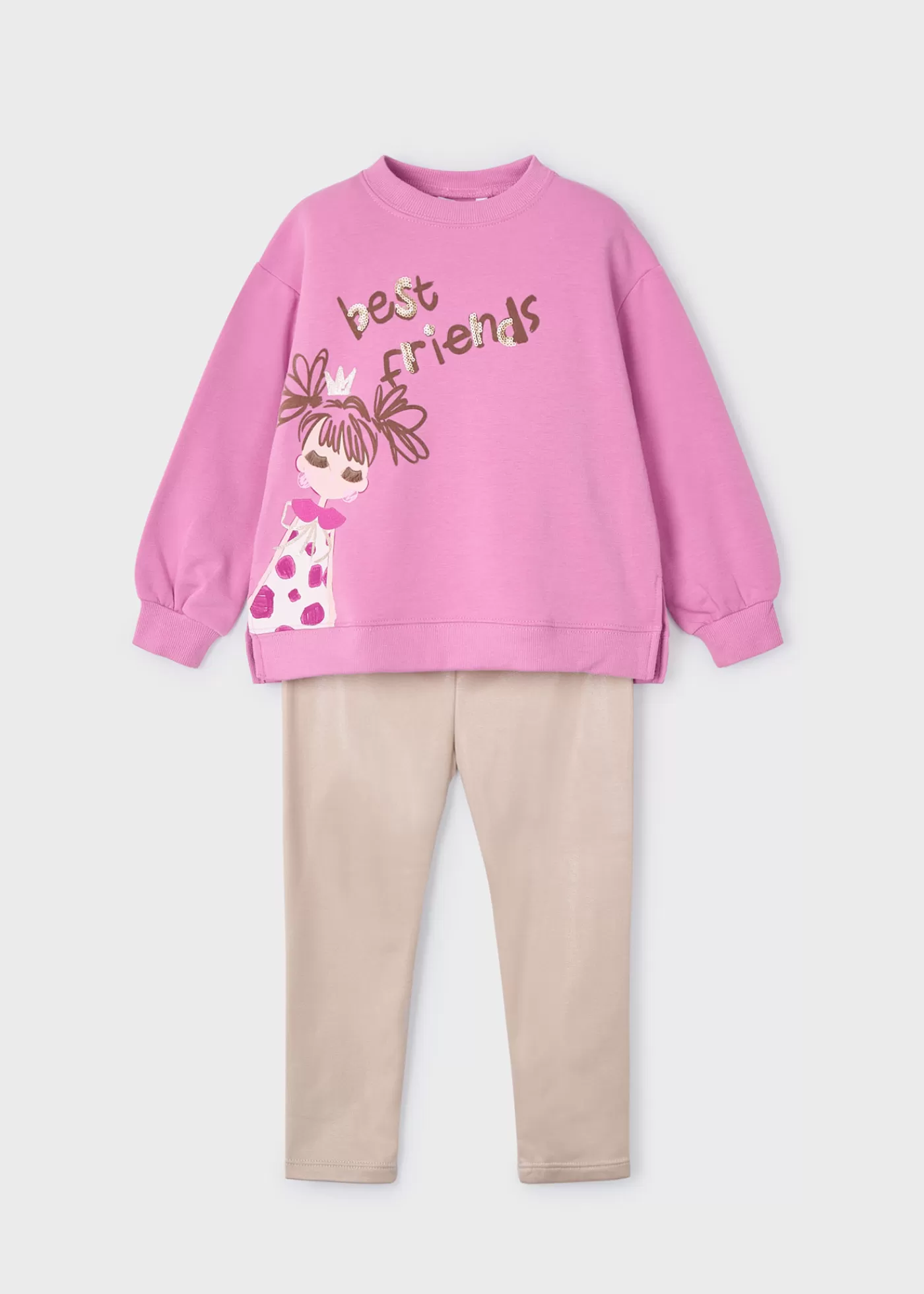 Best Completo leggings e felpa bambina Completi