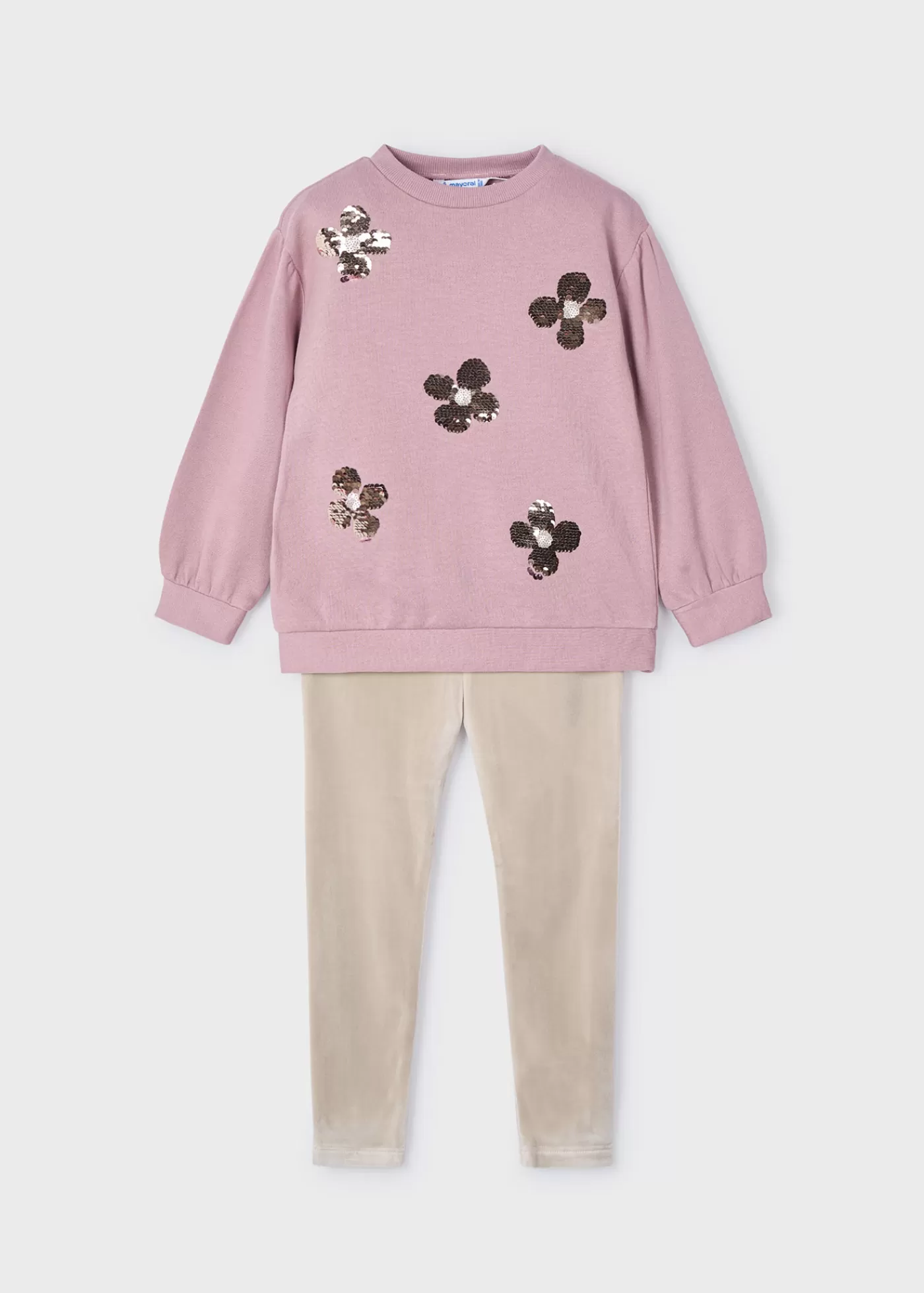 Best Completo leggings e felpa lustrini bambina Completi