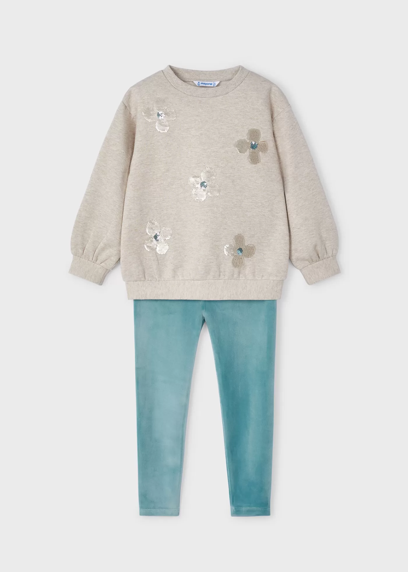 Discount Completo leggings e felpa lustrini bambina Completi