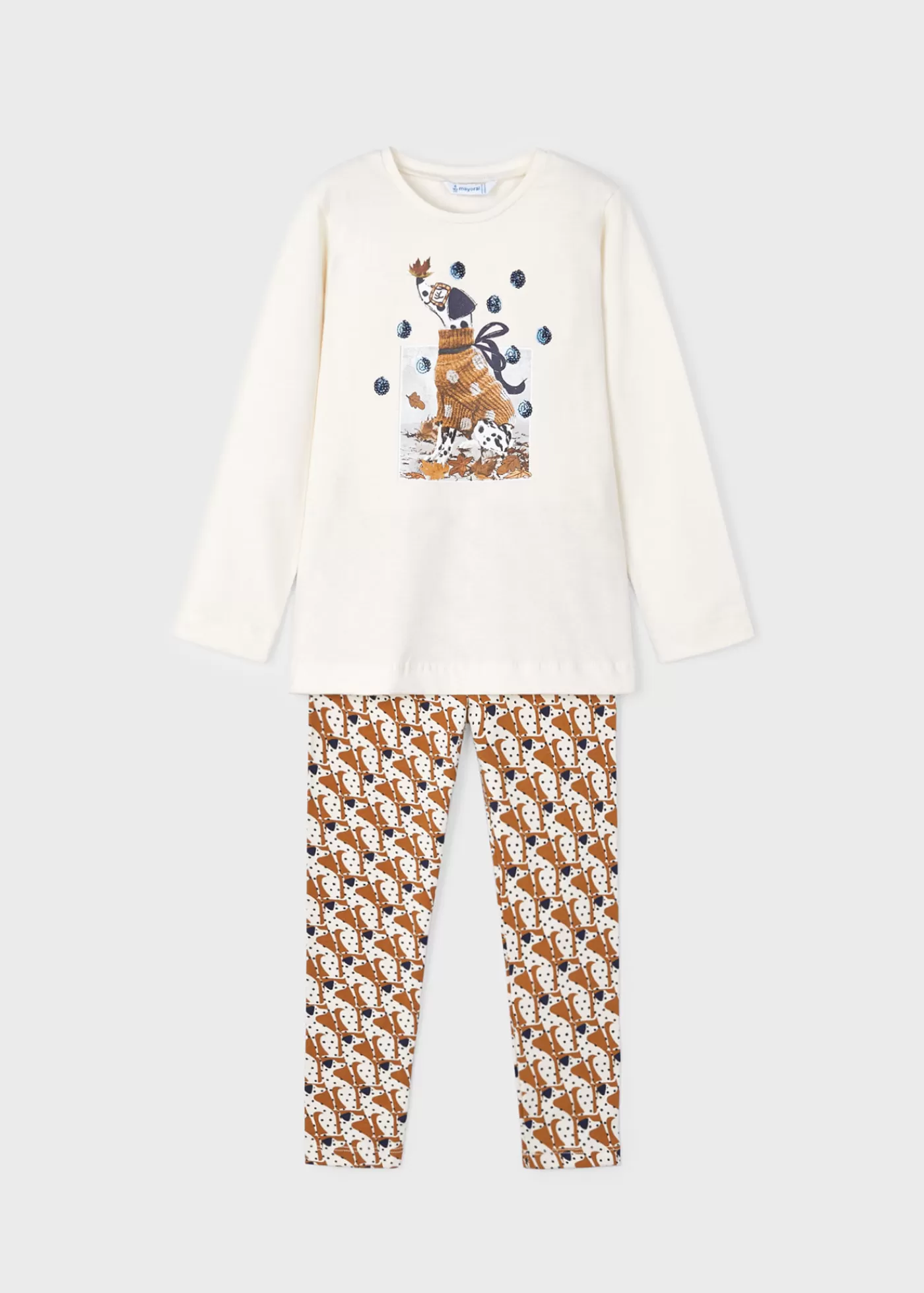 Best Completo leggings stampato e maglietta bambina Completi