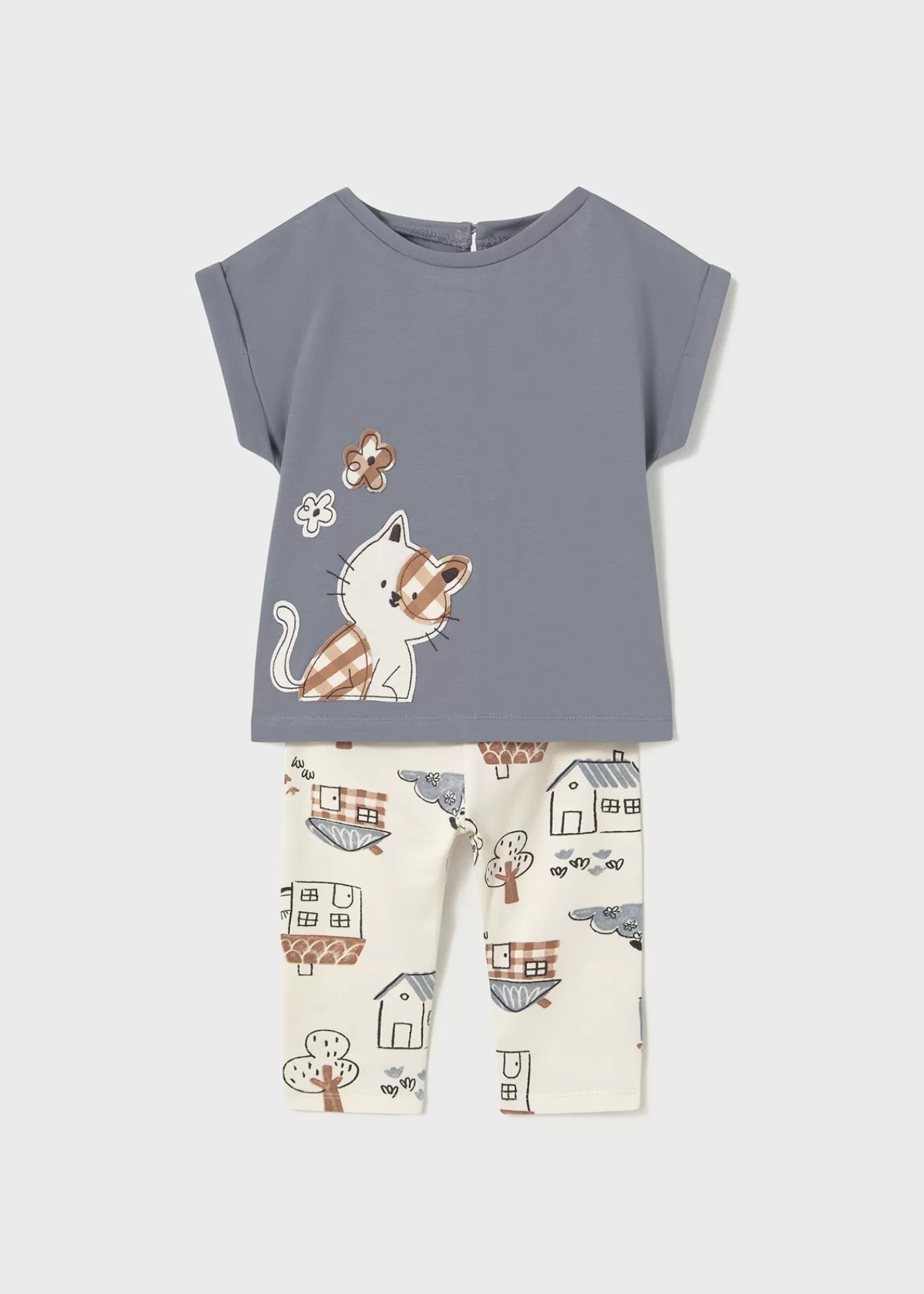 Best Completo leggings stampato e maglietta neonata Completi