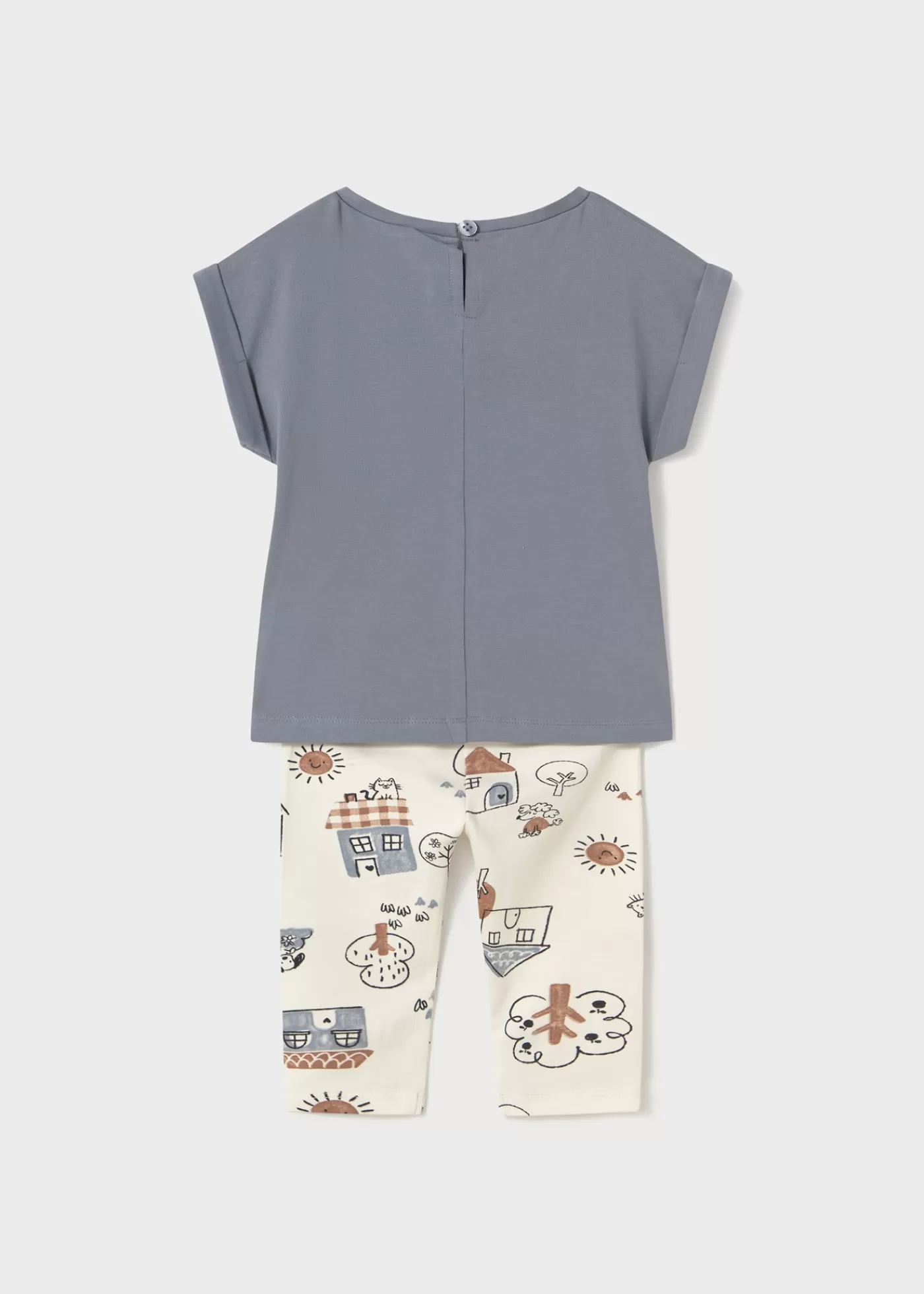 Best Completo leggings stampato e maglietta neonata Completi