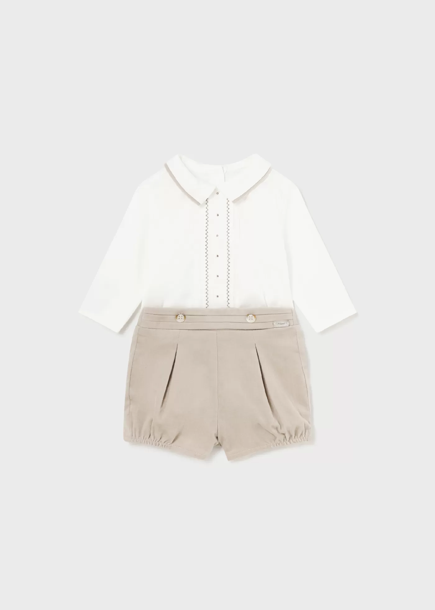Best Completo pantaloncino e camicia neonato Completi