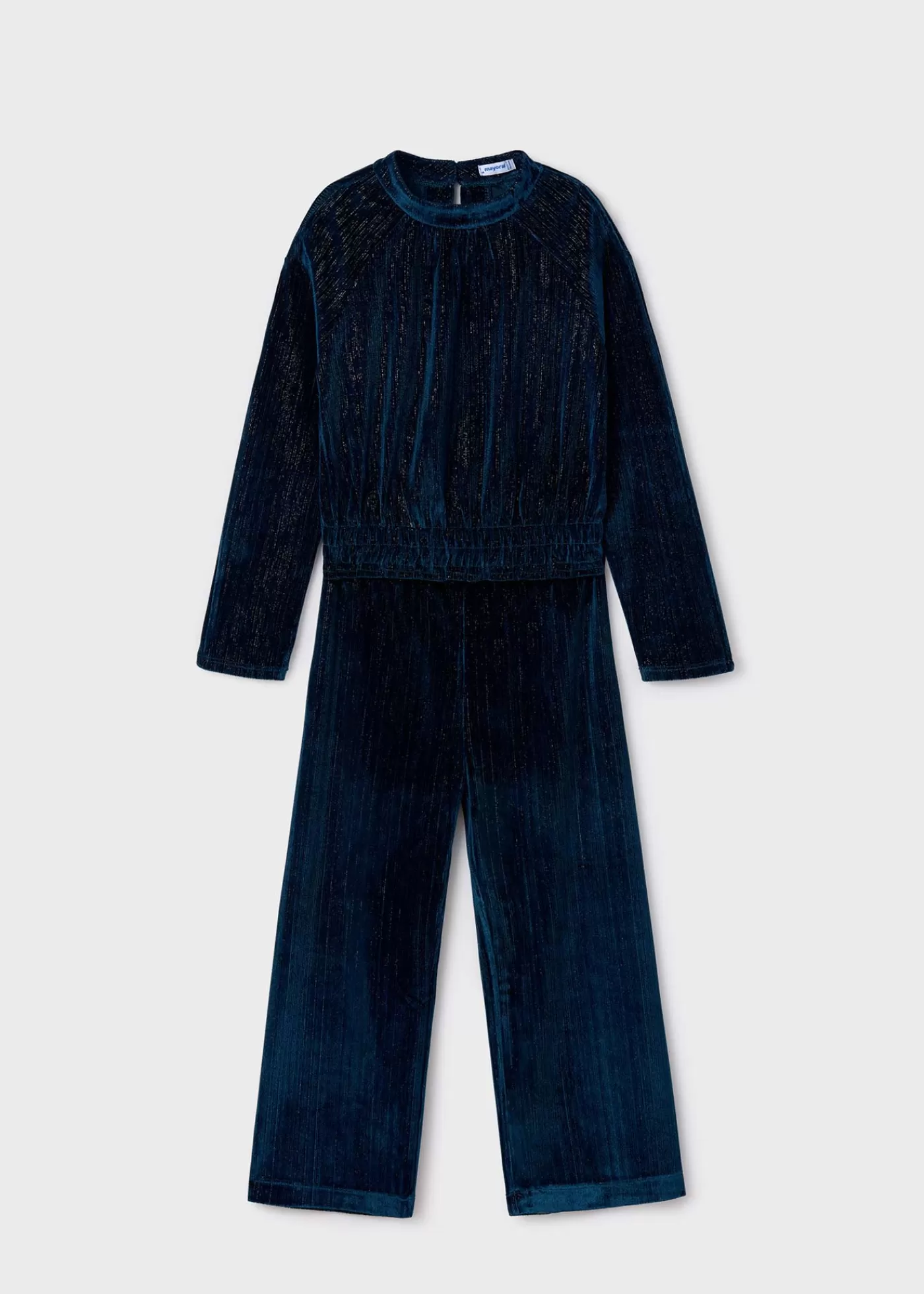 New Completo top e pantalone velluto ragazza Completi