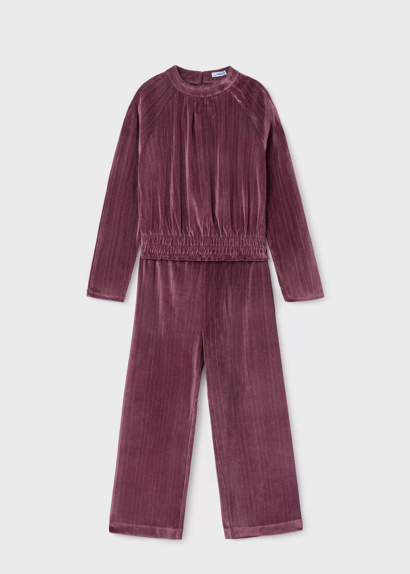Flash Sale Completo top e pantalone velluto ragazza Completi