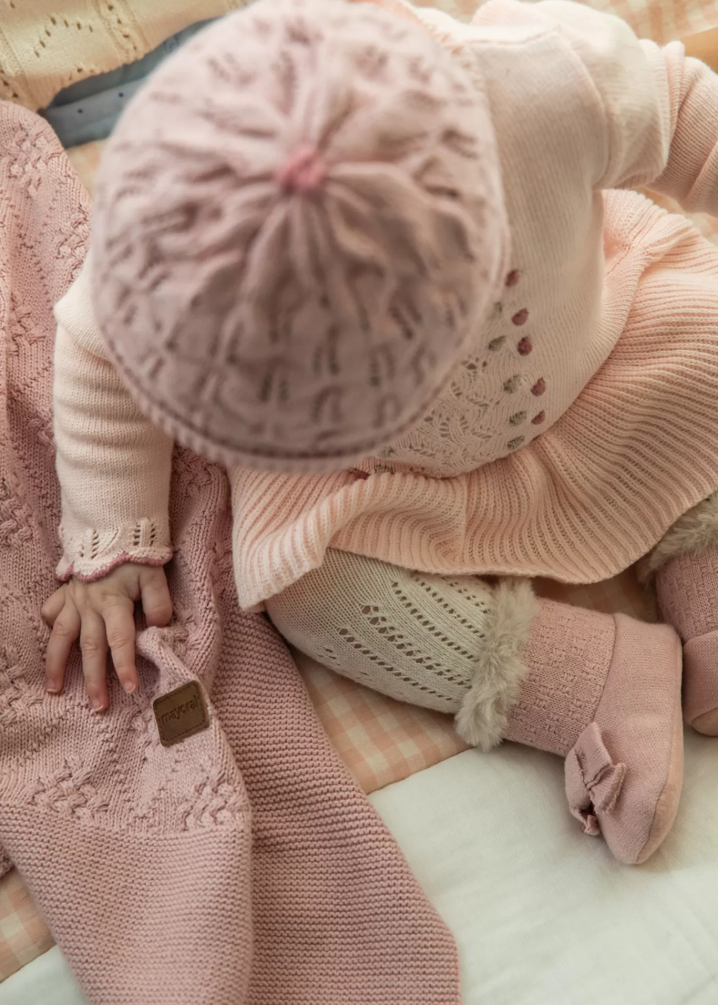 Sale Copertina in maglia neonato Coperte Culla E Plaid
