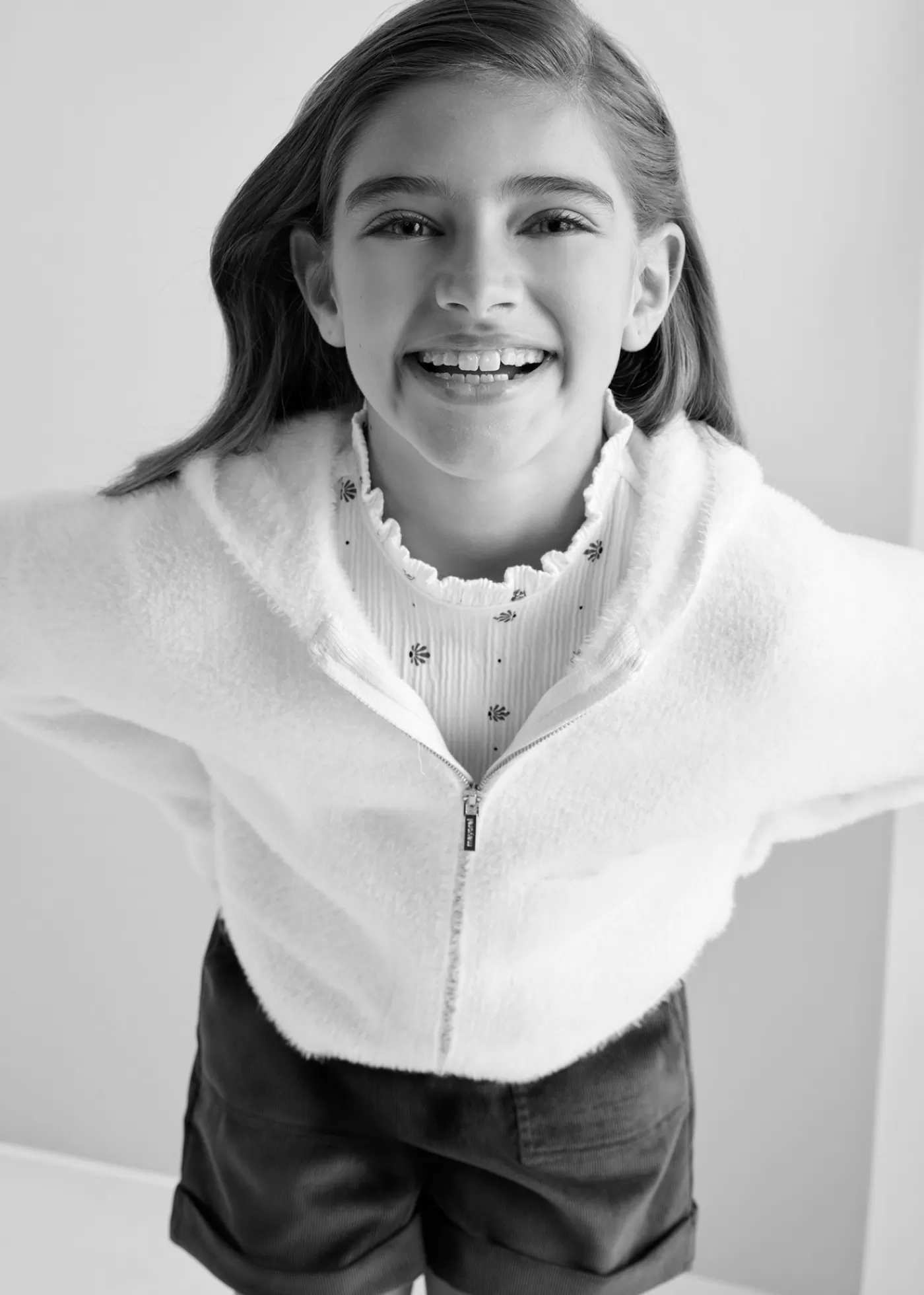 Outlet Felpa in maglia ragazza Cardigan