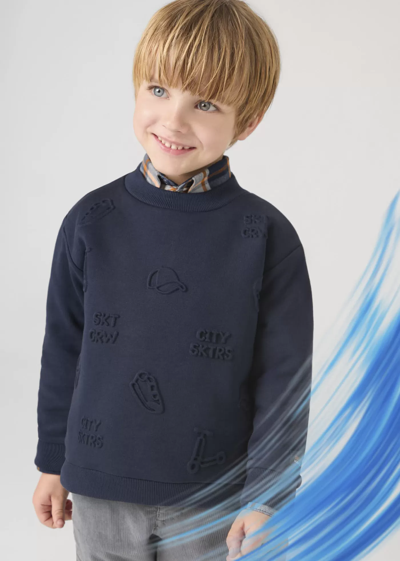 Discount Felpa motivo in rilievo bambino Bambino Felpe | Felpe