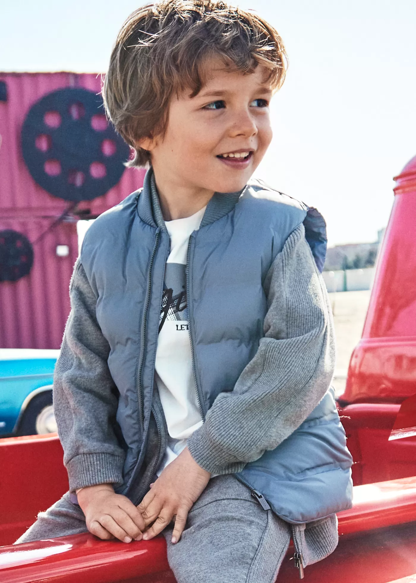 New Gilet leggero imbottito bambino Bambino Giubbotti E Giacche | Giubbotti E Giacche