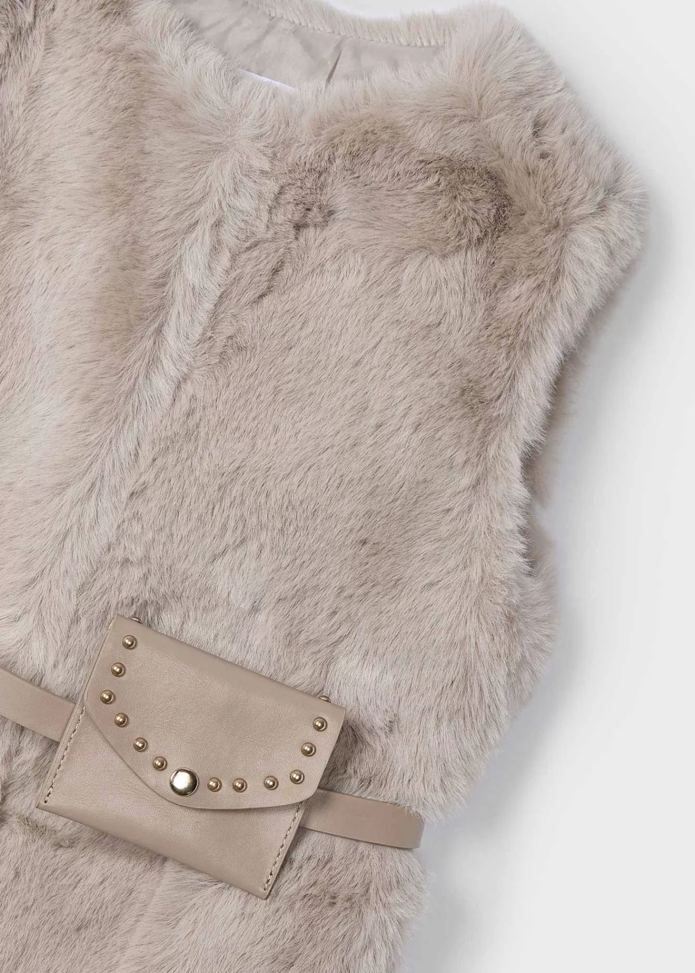 Best Sale Gilet pellicciotto con cintura bambina Giubbotti E Giacche