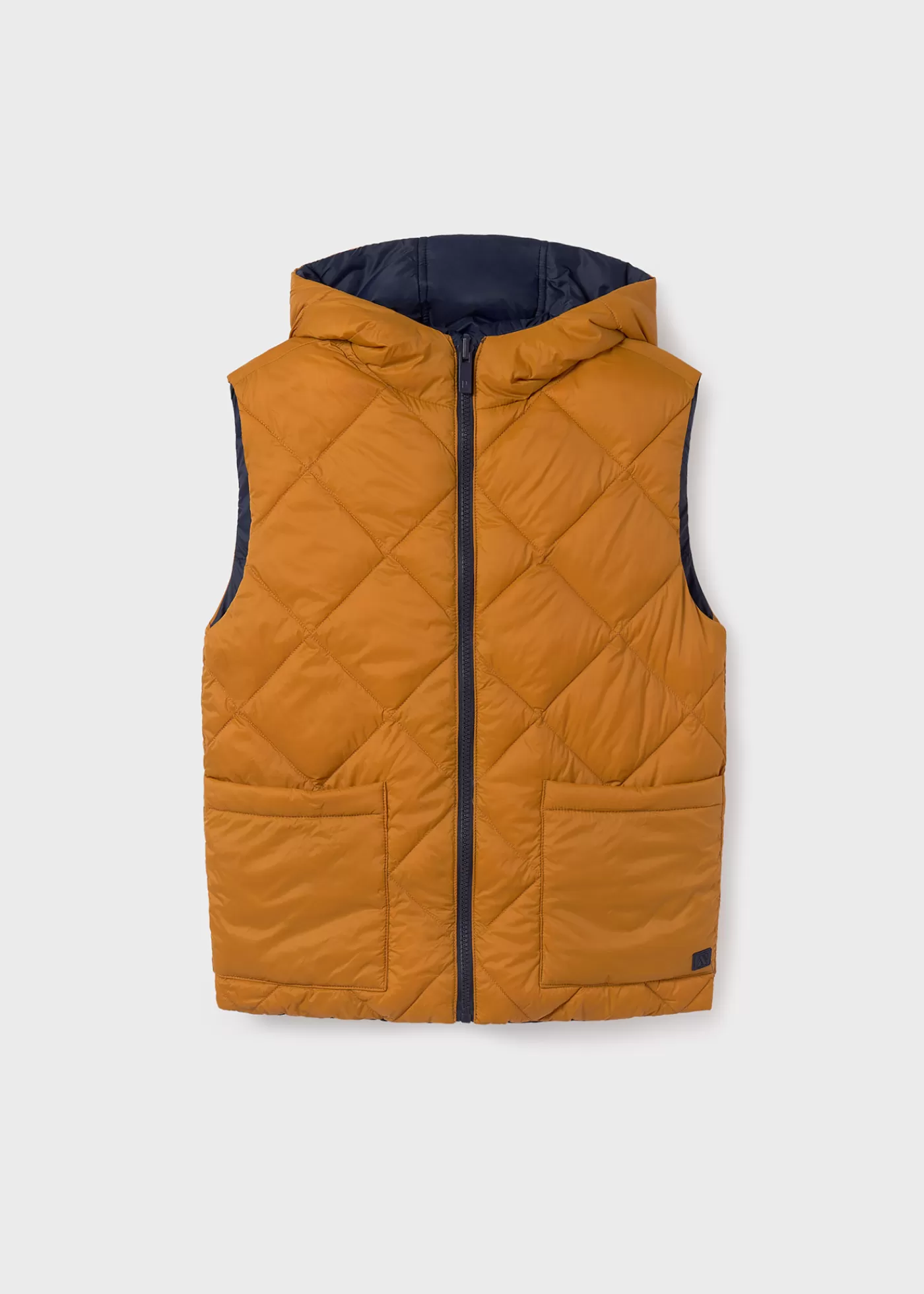 Fashion Gilet reversibile imbottito ragazzo Bambino Giubbotti E Giacche