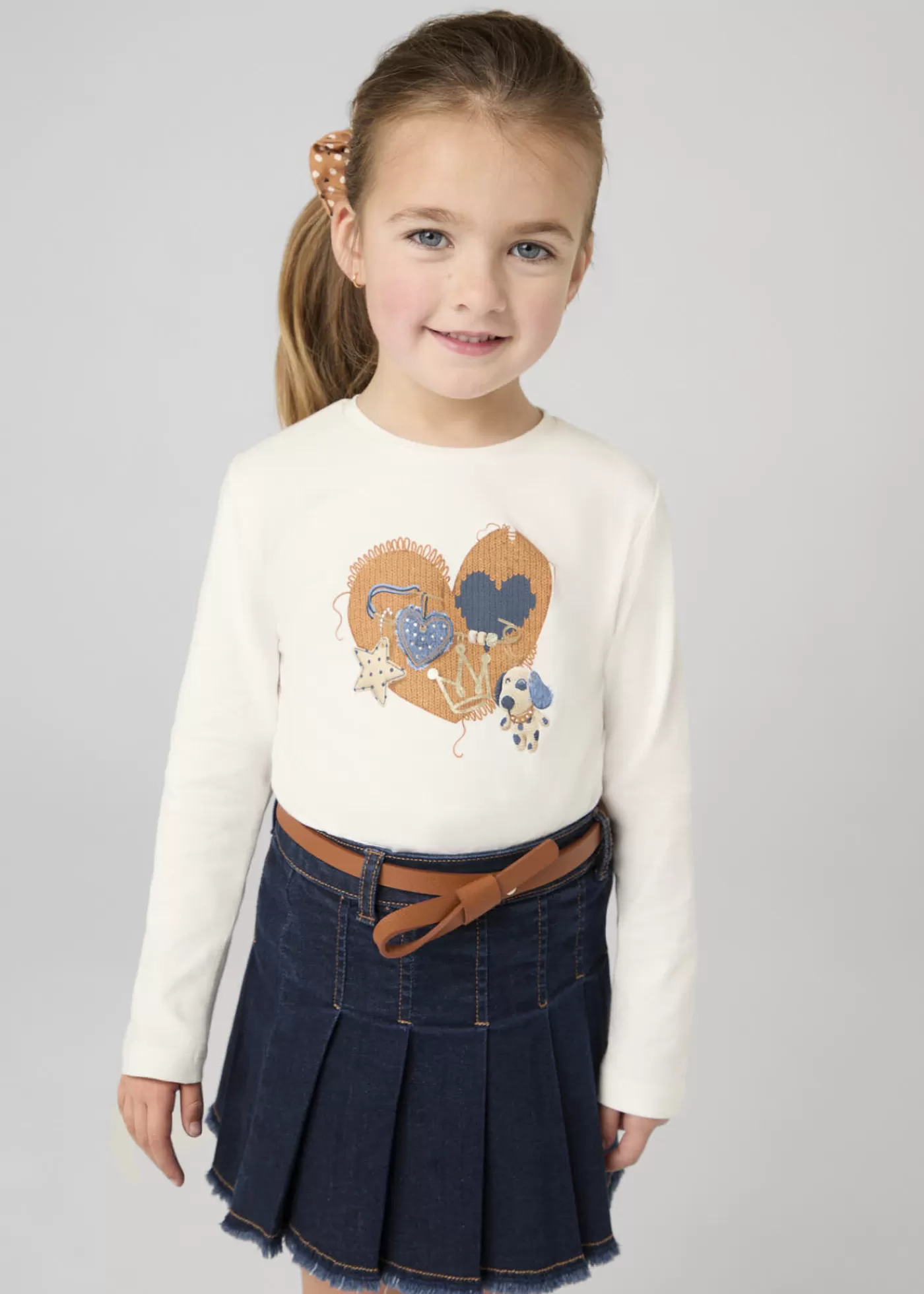 Cheap Gonna jeans con cintura bambina Pantaloni E Gonne