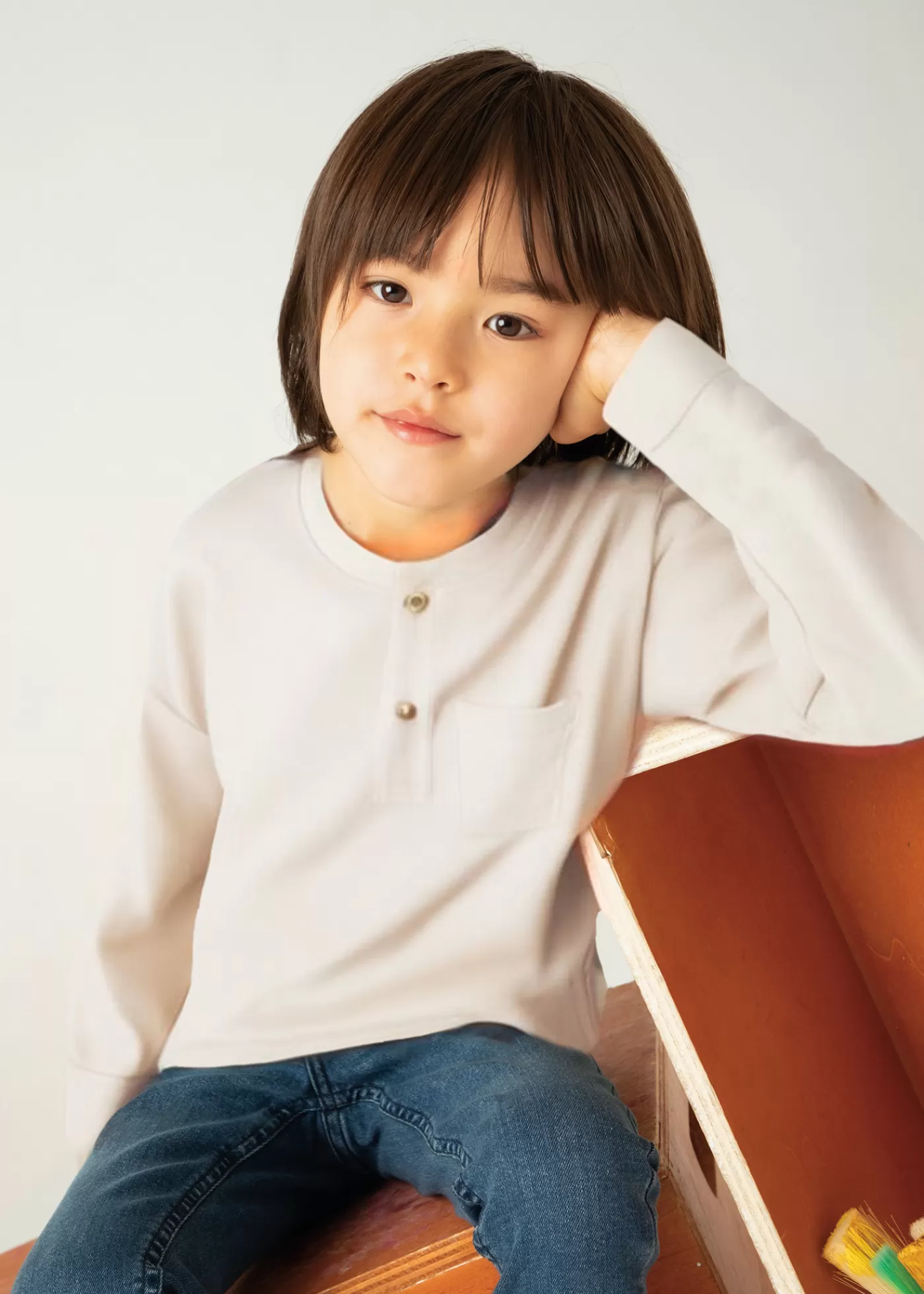 New Maglietta bottoni bambino Bambino Magliette | Magliette