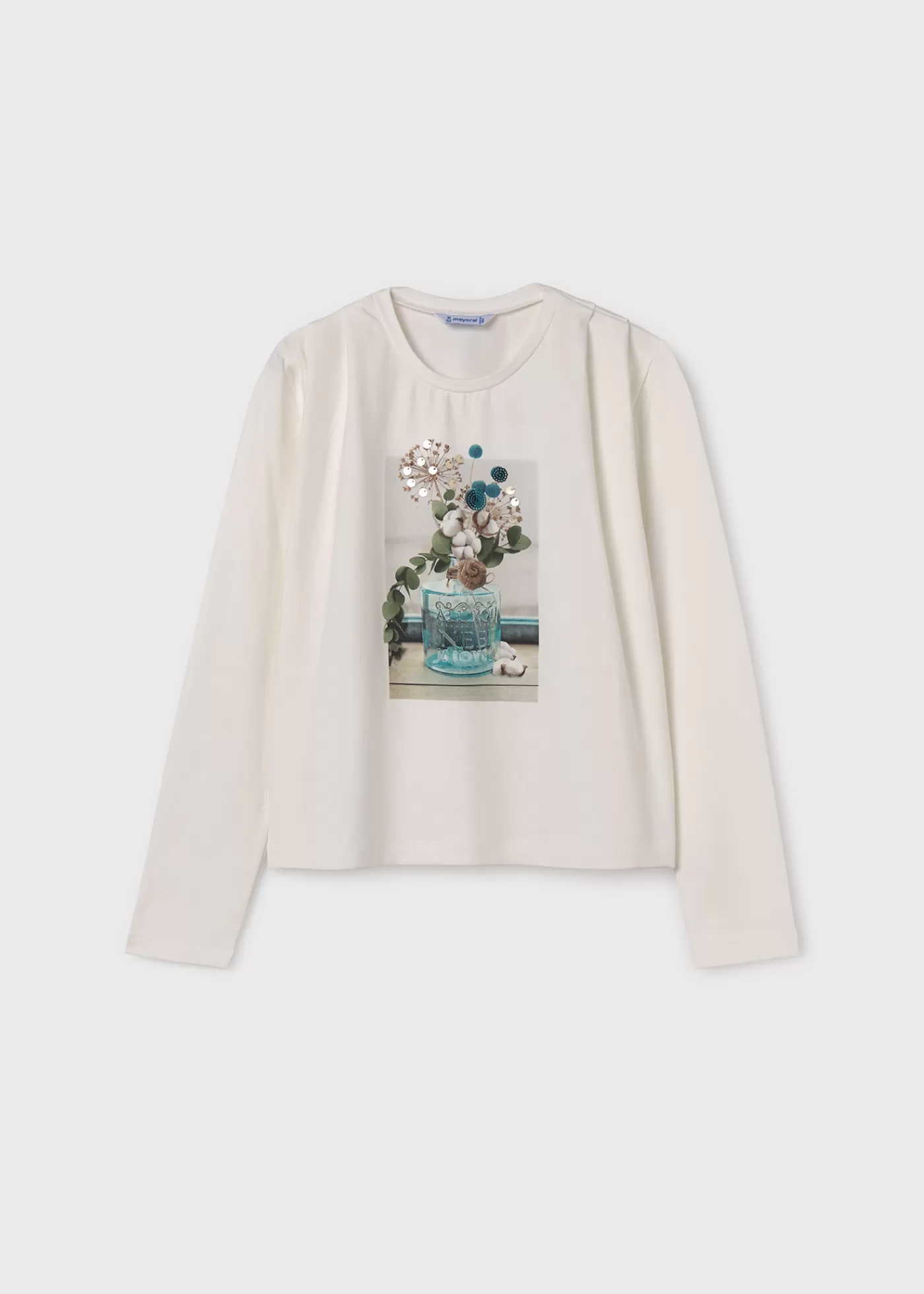 Online Maglietta dettagli lustrini ragazza Magliette E Polo