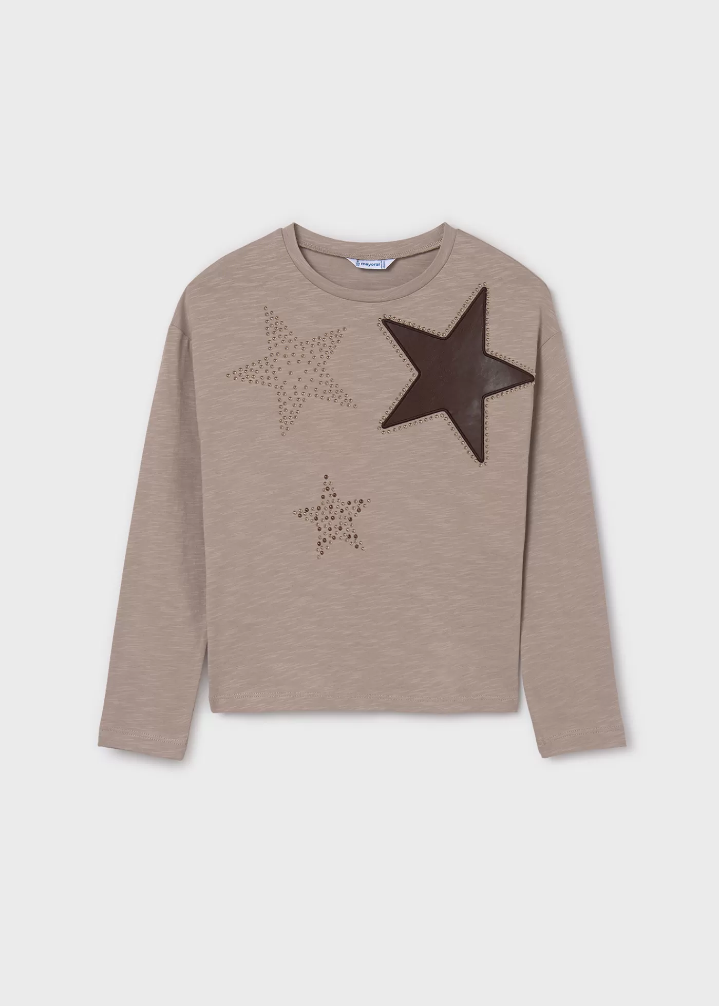 Fashion Maglietta dettaglio strass ragazza Magliette E Polo