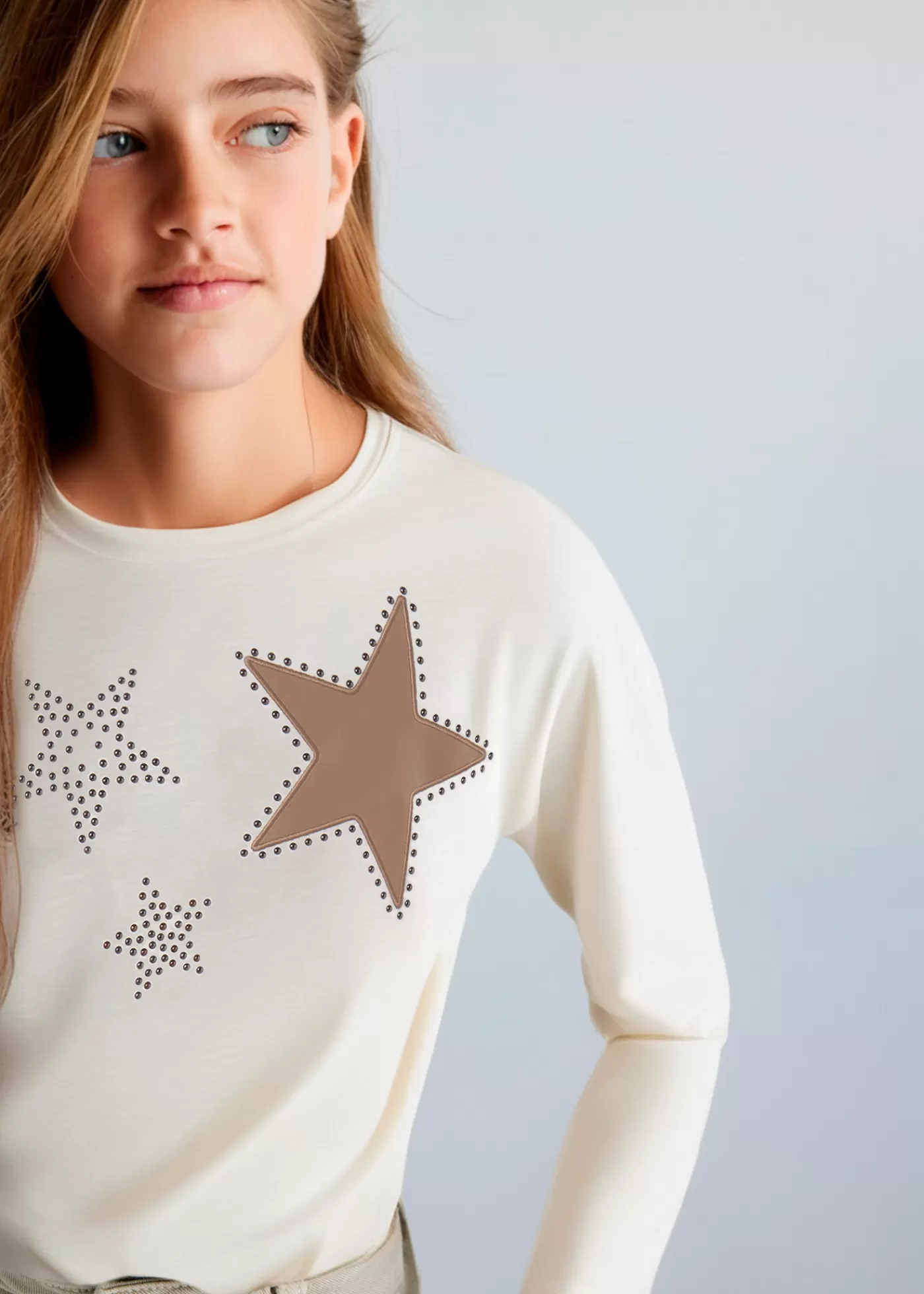 Best Maglietta dettaglio strass ragazza Magliette E Polo