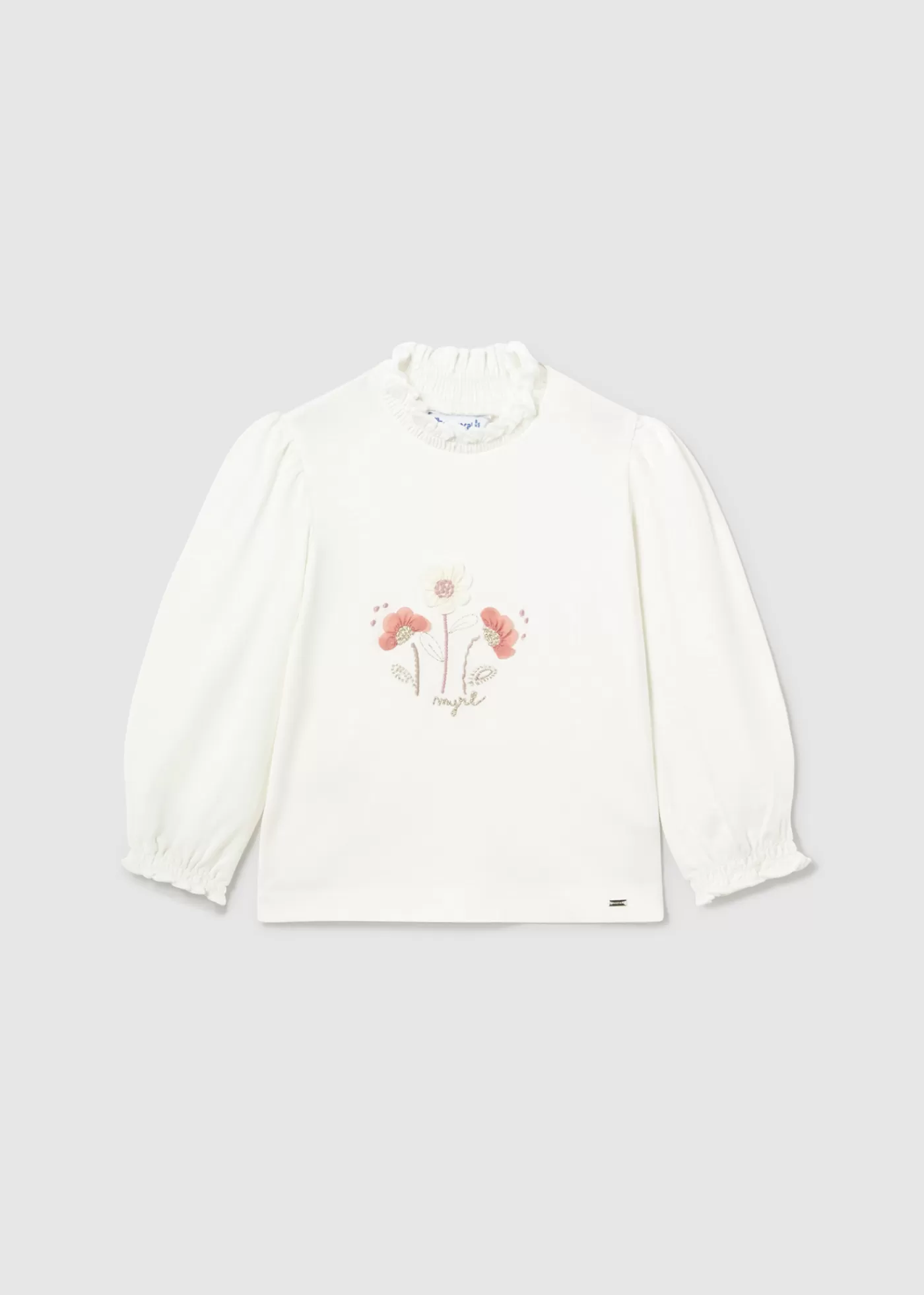 Discount Maglietta lupetto fiori neonata Body E Magliette