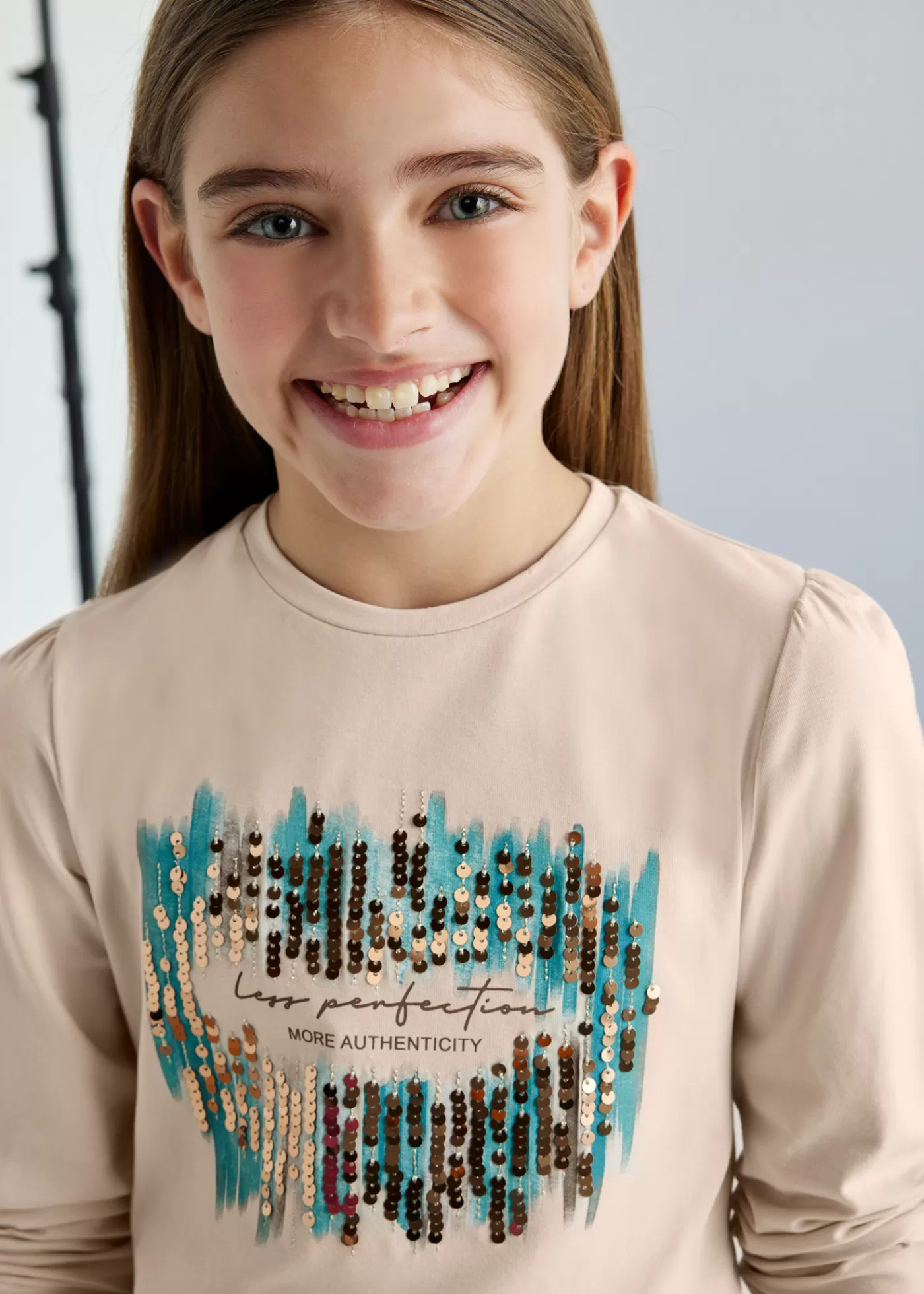 Best Sale Maglietta lustrini ragazza Magliette E Polo