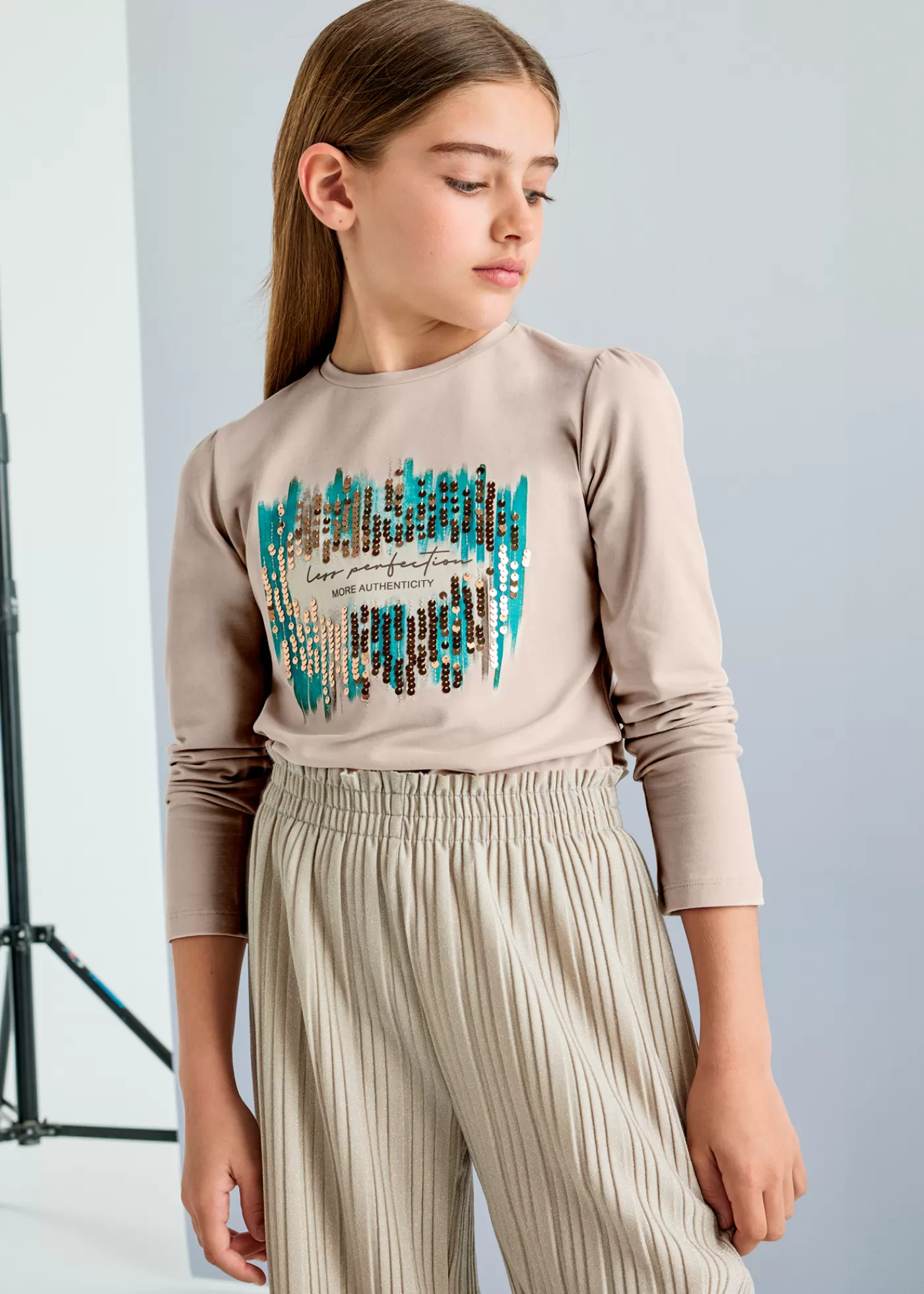 Best Sale Maglietta lustrini ragazza Magliette E Polo
