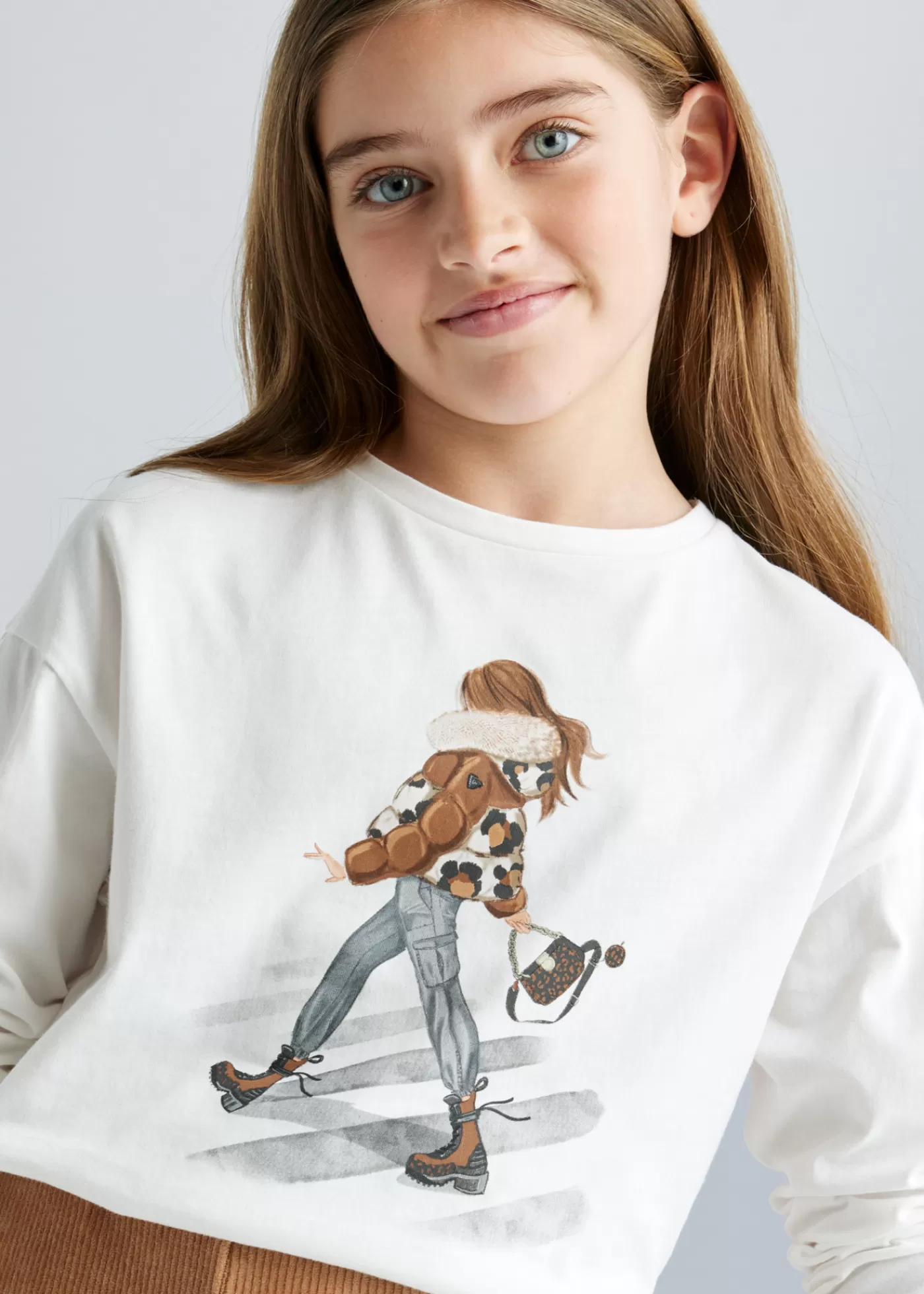 New Maglietta spalle scivolate ragazza Magliette E Polo