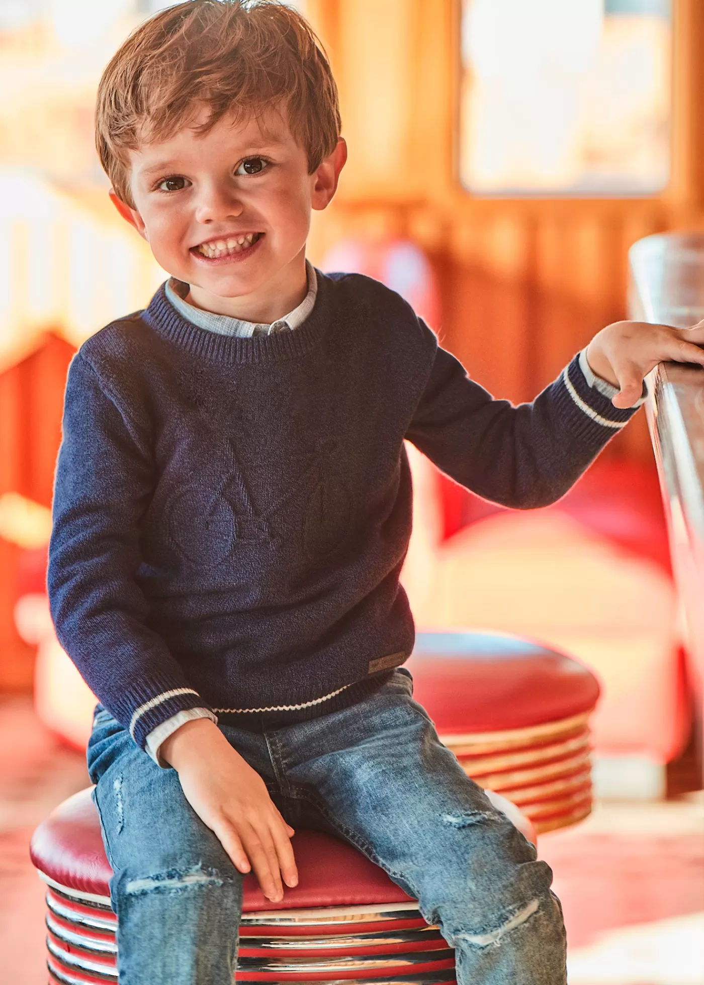 Sale Maglione bicicletta rilievo bambino Bambino Maglioni | Maglioni