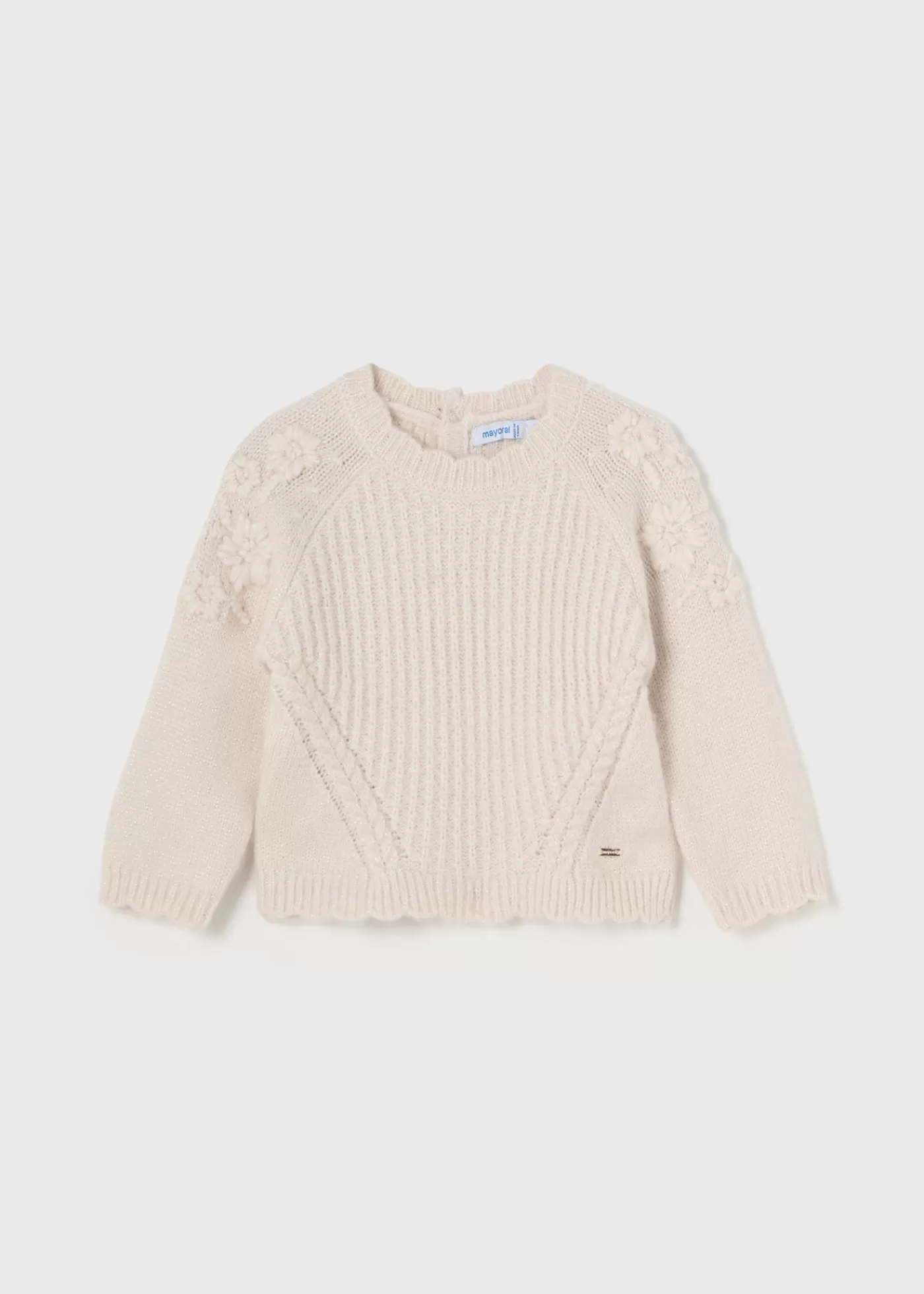 Discount Maglione fiori ricami neonata Maglioni E Felpe