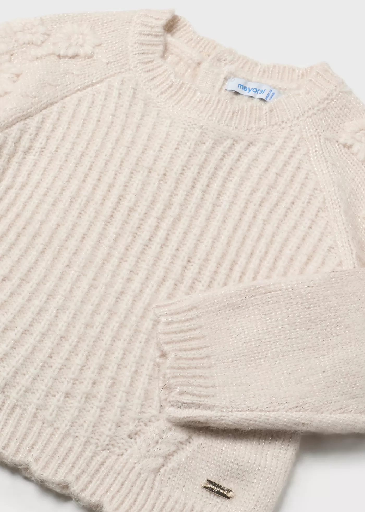 Discount Maglione fiori ricami neonata Maglioni E Felpe