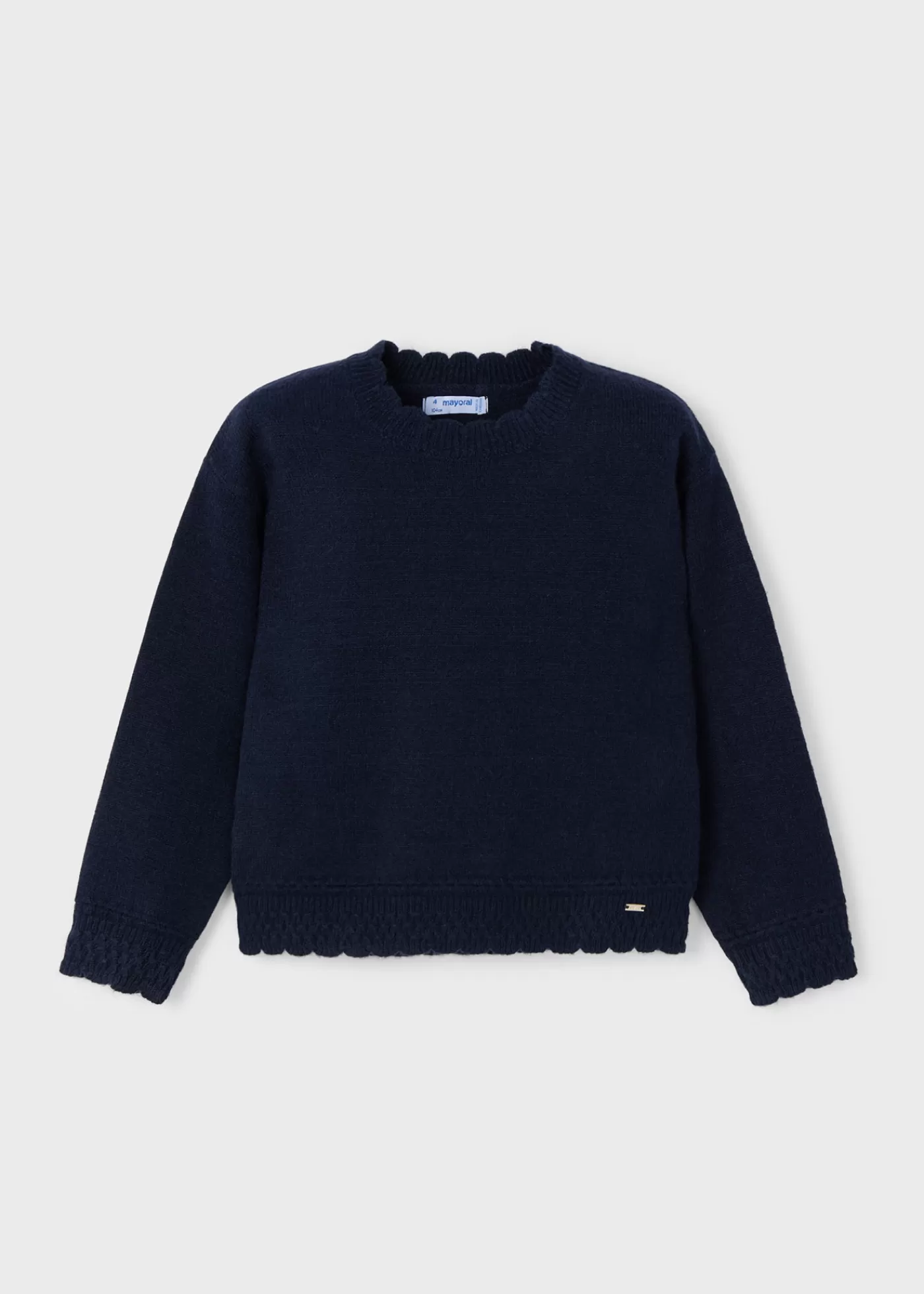 Hot Maglione orlo ondine bambina Maglioni E Felpe