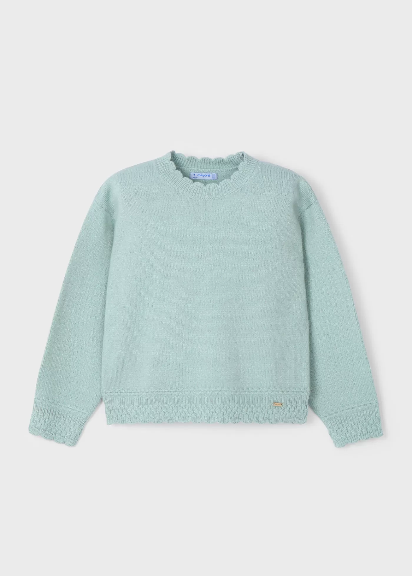 Cheap Maglione orlo ondine bambina Maglioni E Felpe