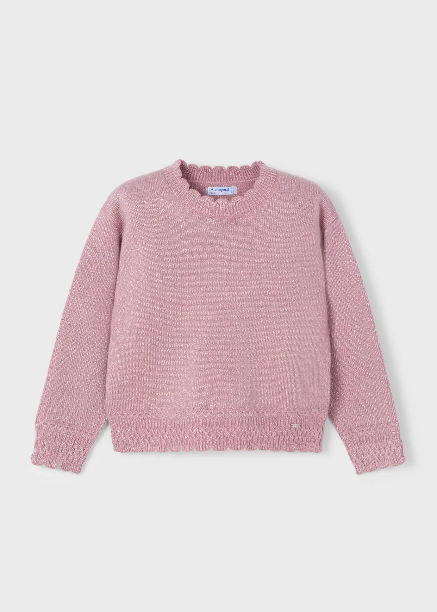 Cheap Maglione orlo ondine bambina Maglioni E Felpe